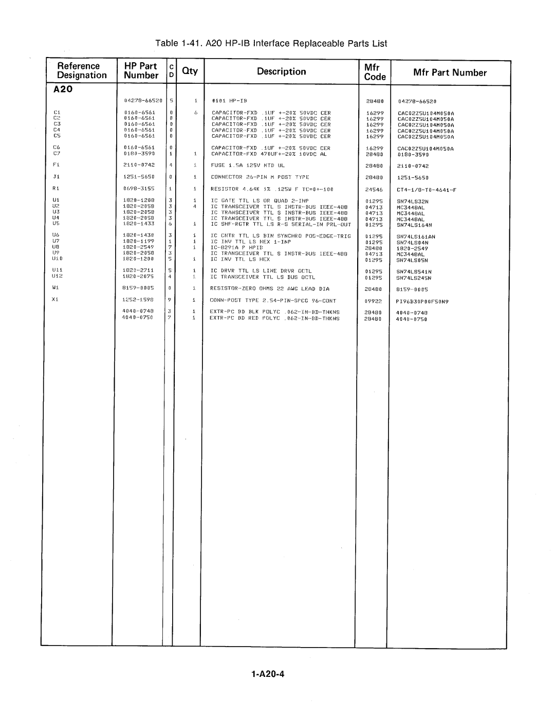 Agilent Technologies 4278A manual 