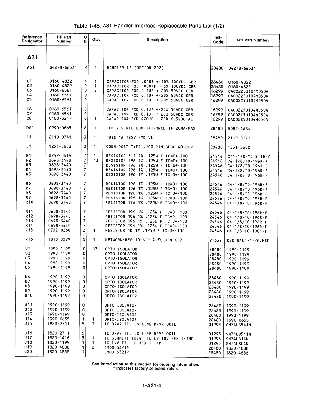 Agilent Technologies 4278A manual 