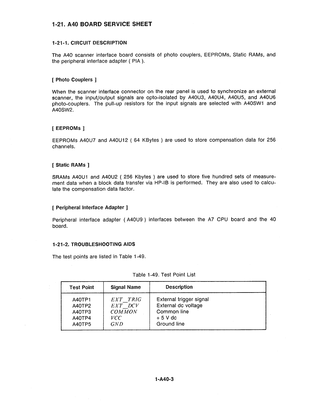Agilent Technologies 4278A manual 