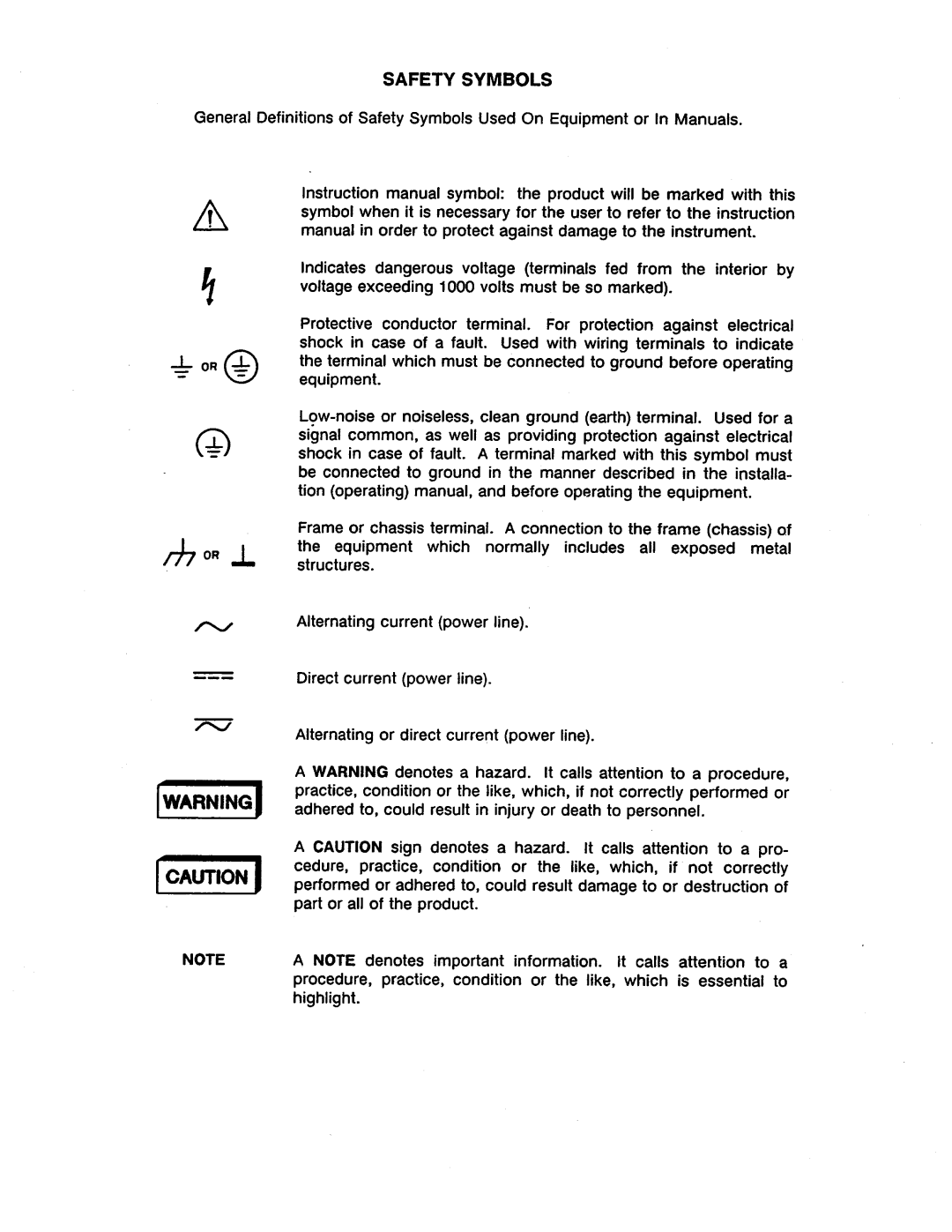 Agilent Technologies 4278A manual 