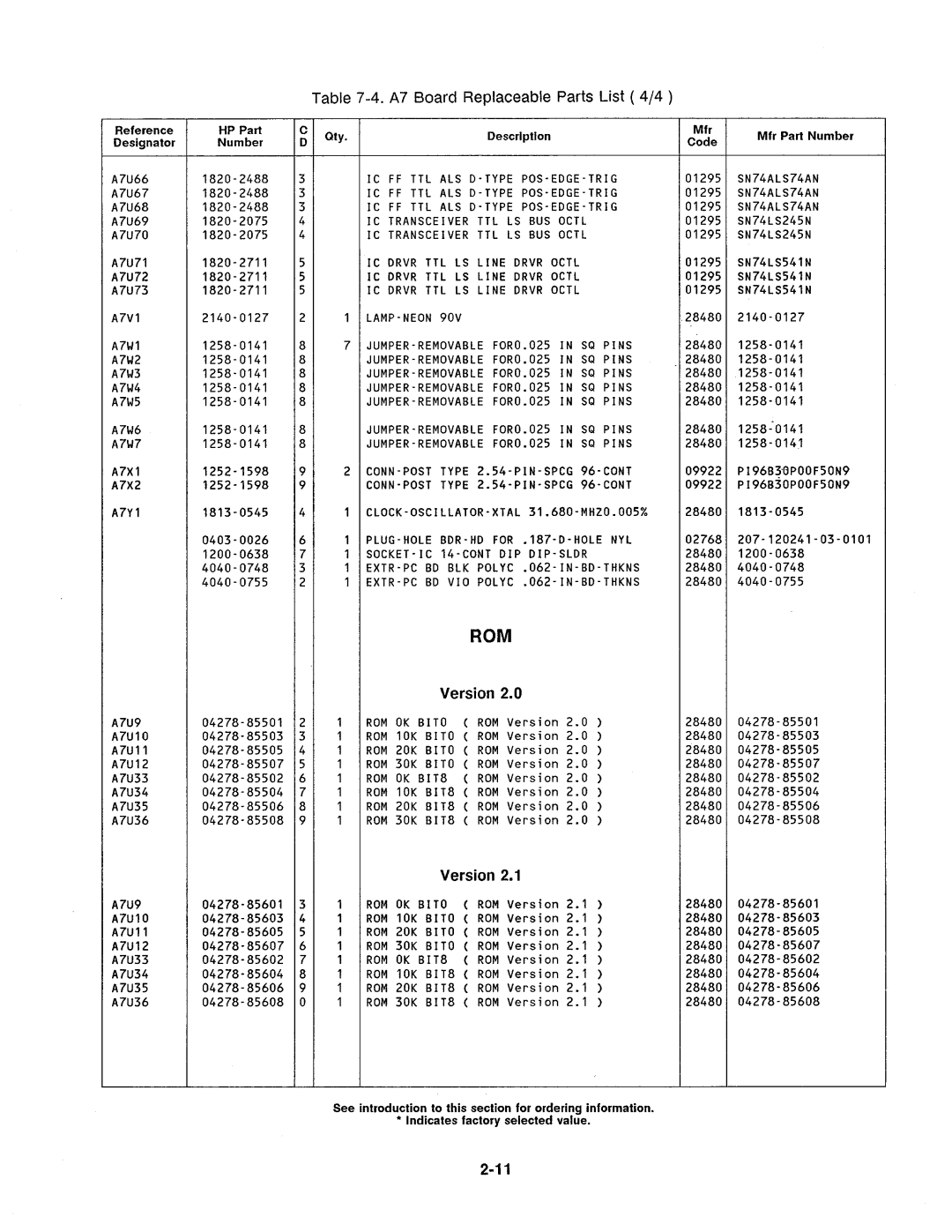 Agilent Technologies 4278A manual 
