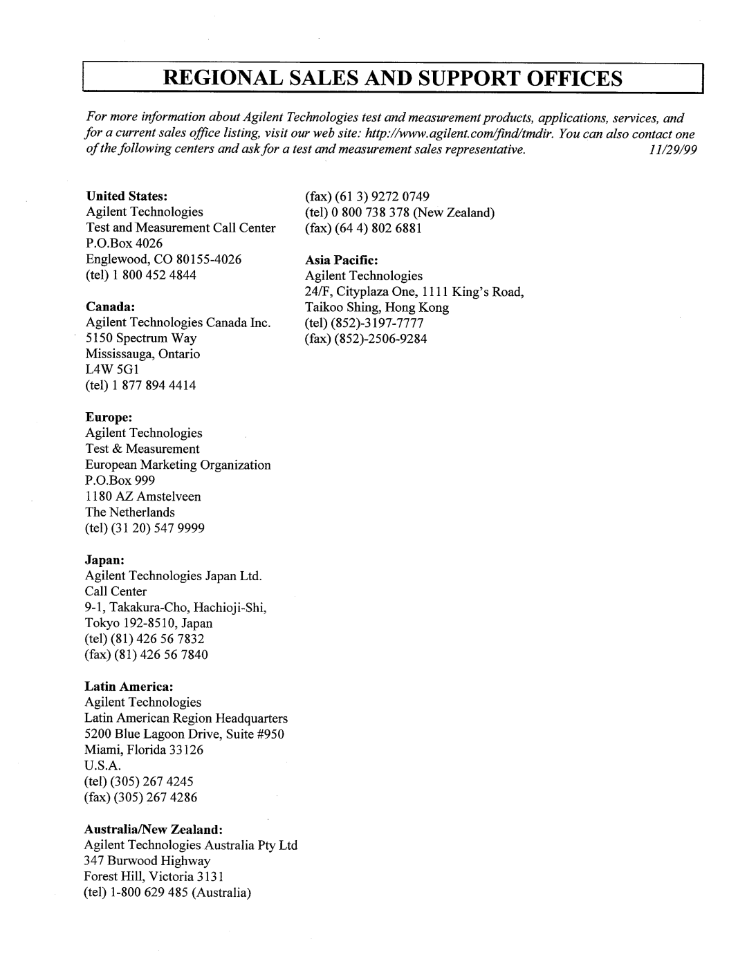 Agilent Technologies 4278A manual 