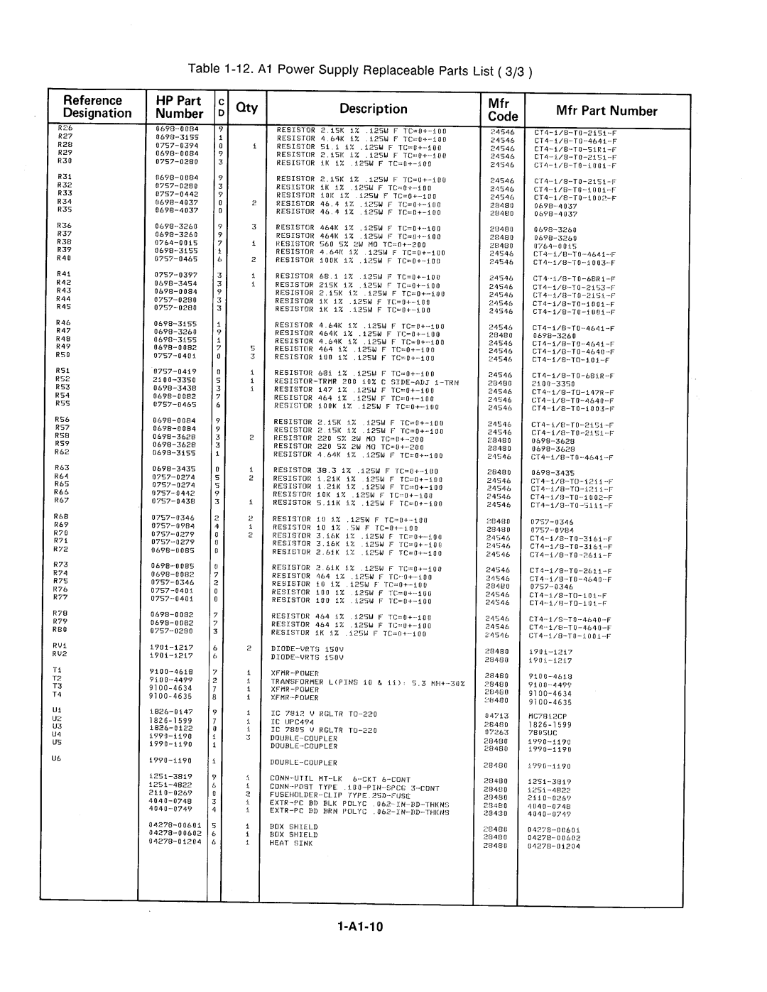 Agilent Technologies 4278A manual 