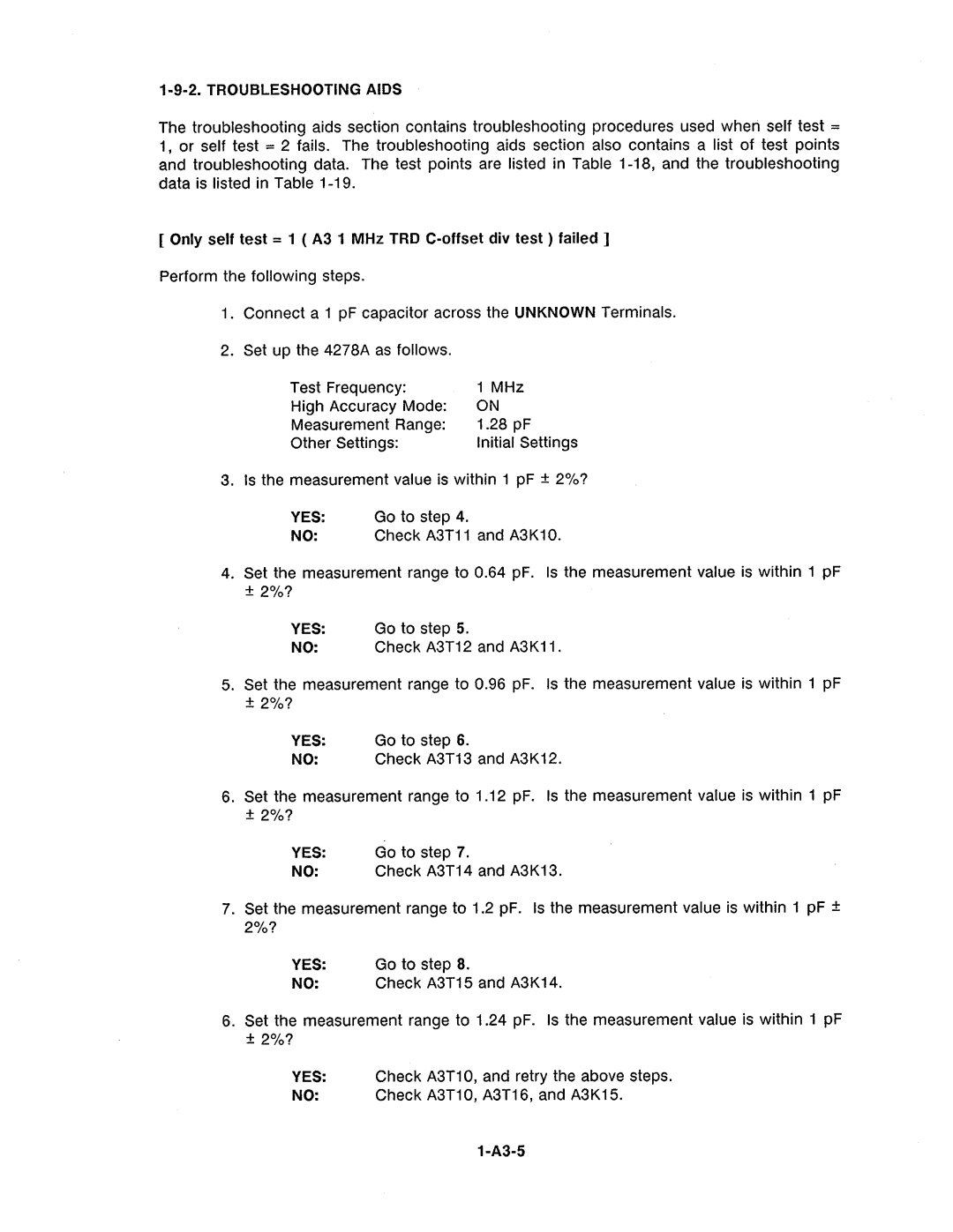 Agilent Technologies 4278A manual 