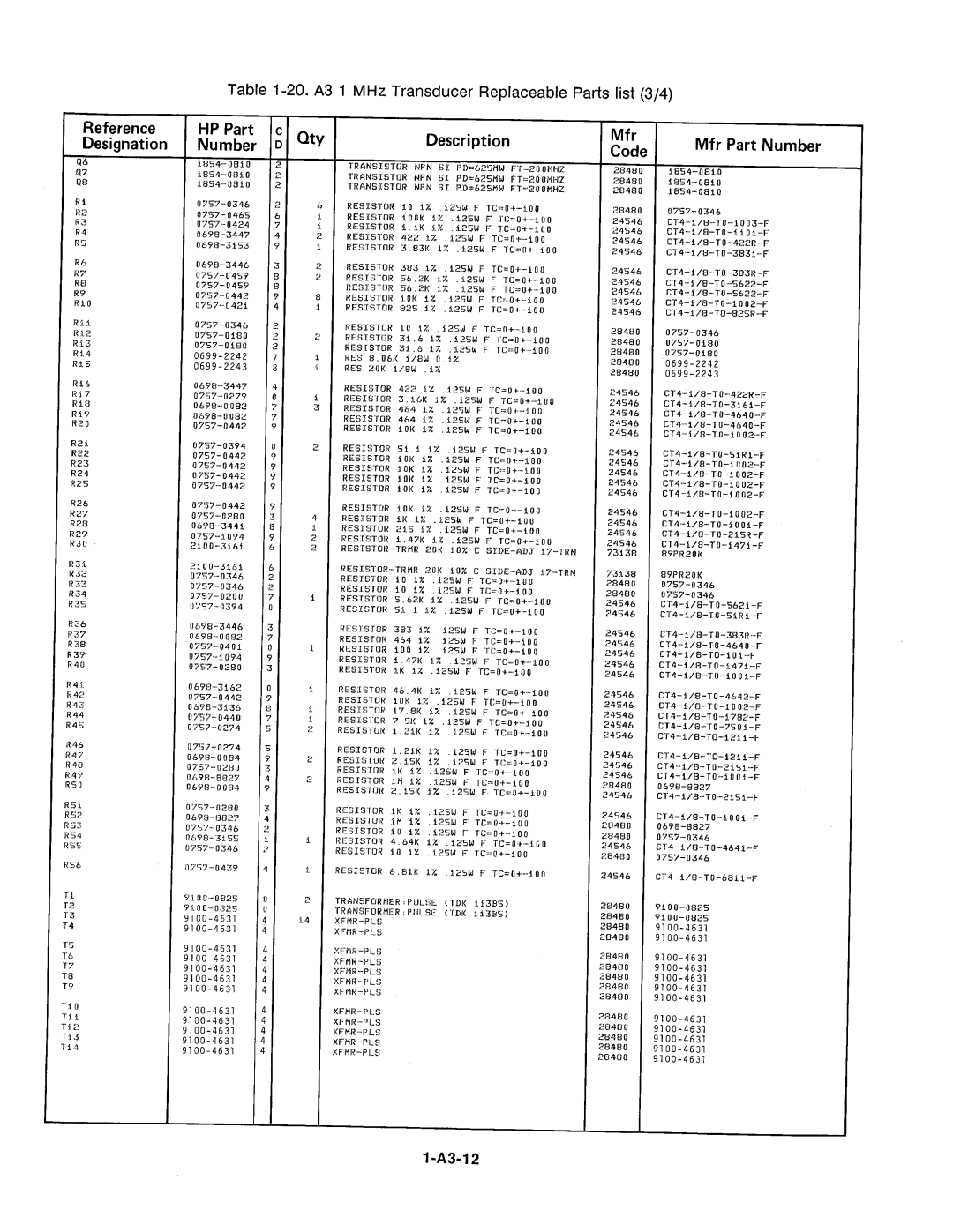 Agilent Technologies 4278A manual 