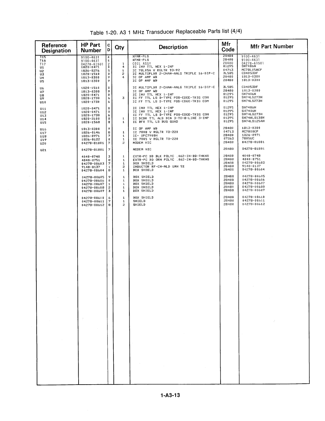Agilent Technologies 4278A manual 
