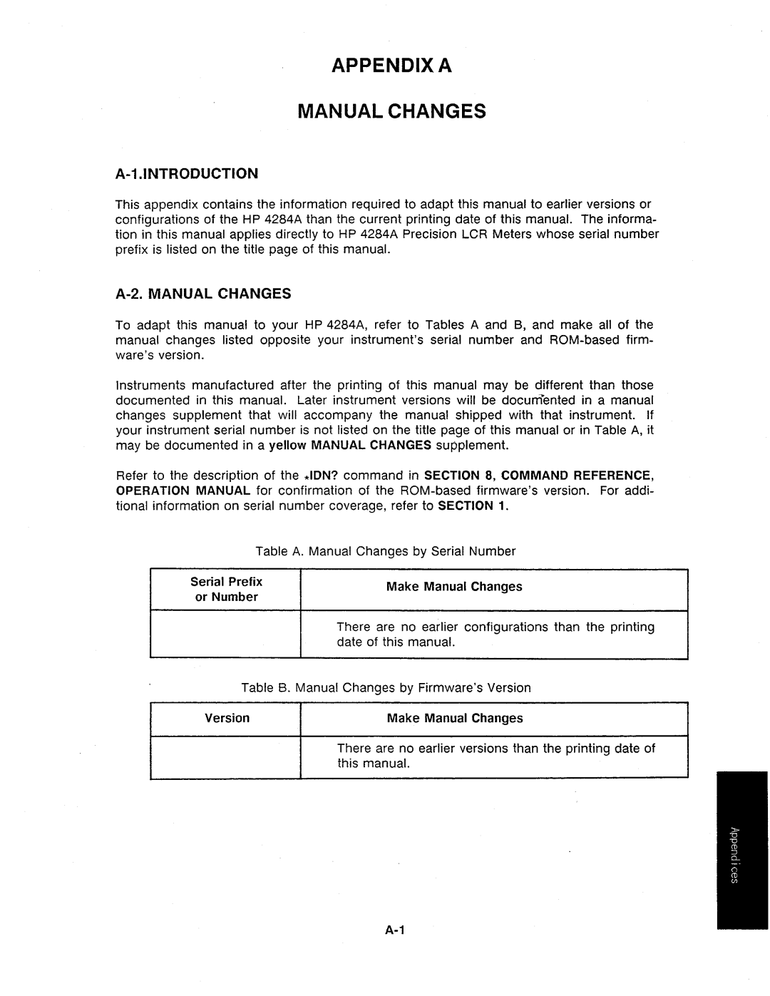 Agilent Technologies 4284A manual 