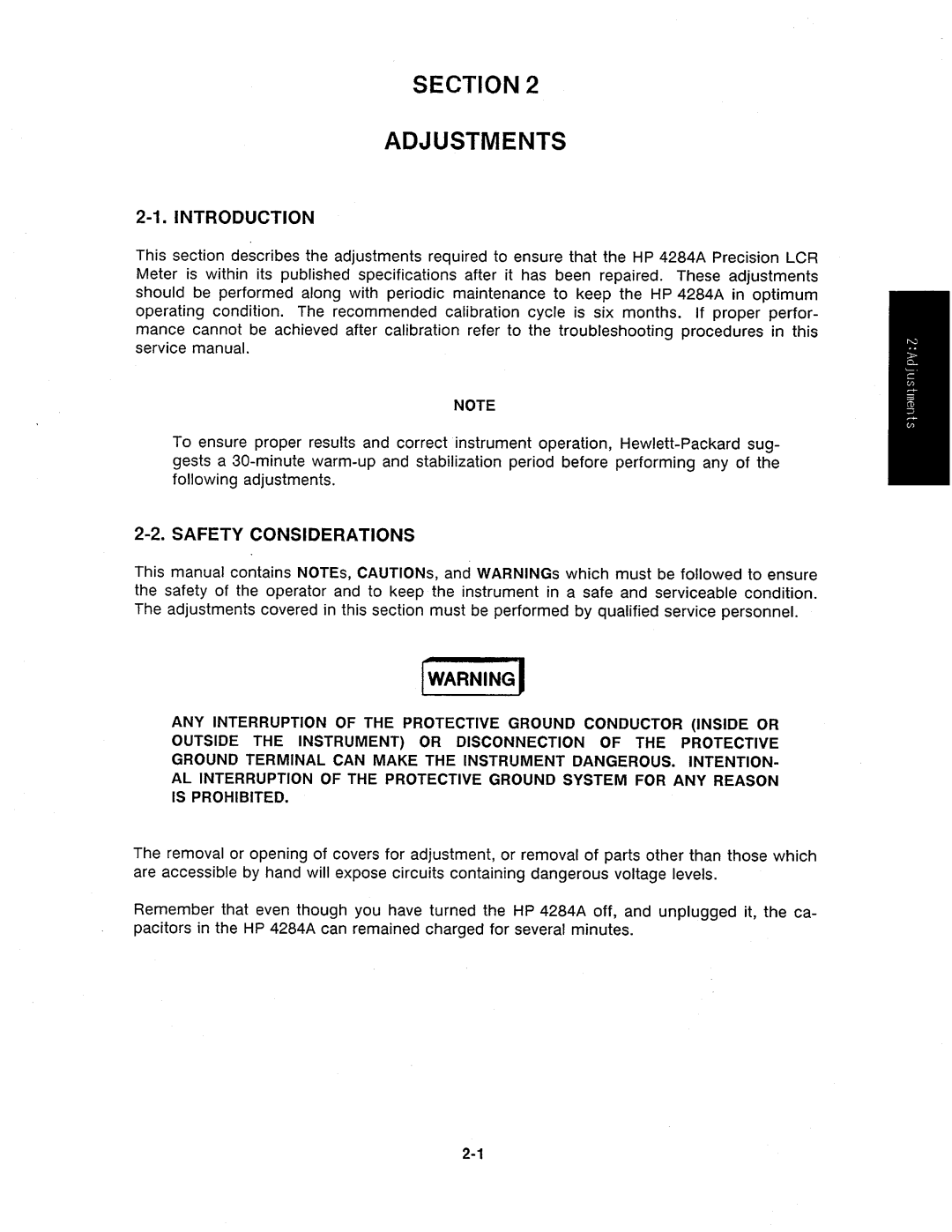 Agilent Technologies 4284A manual 