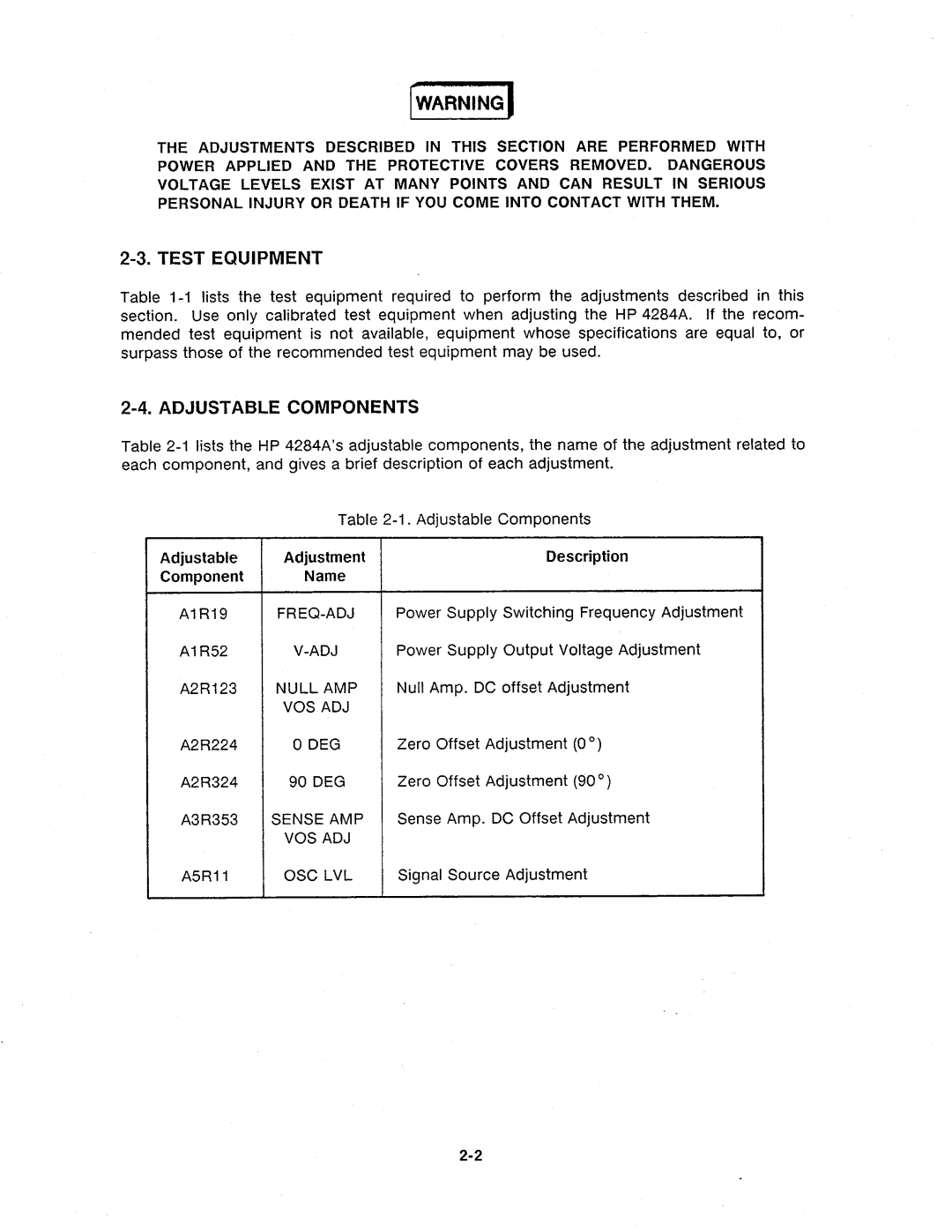 Agilent Technologies 4284A manual 