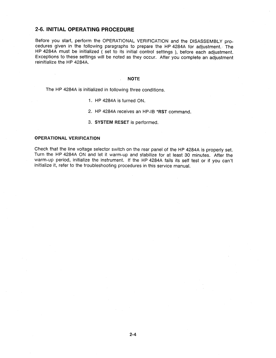 Agilent Technologies 4284A manual 