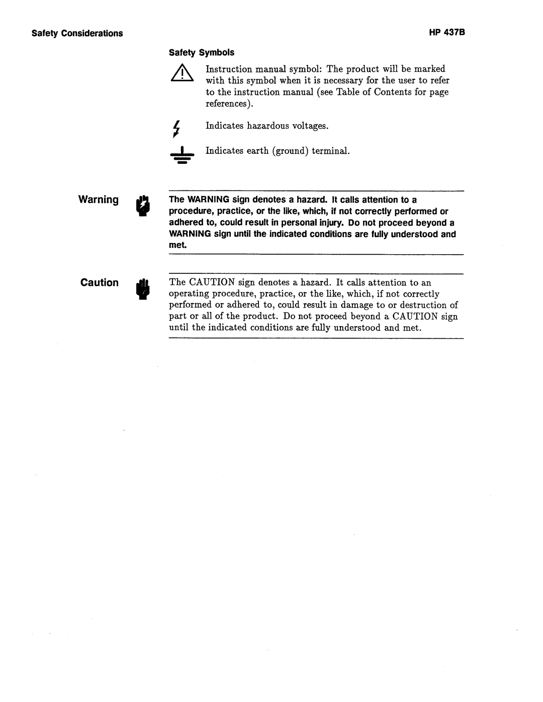 Agilent Technologies 437B manual 
