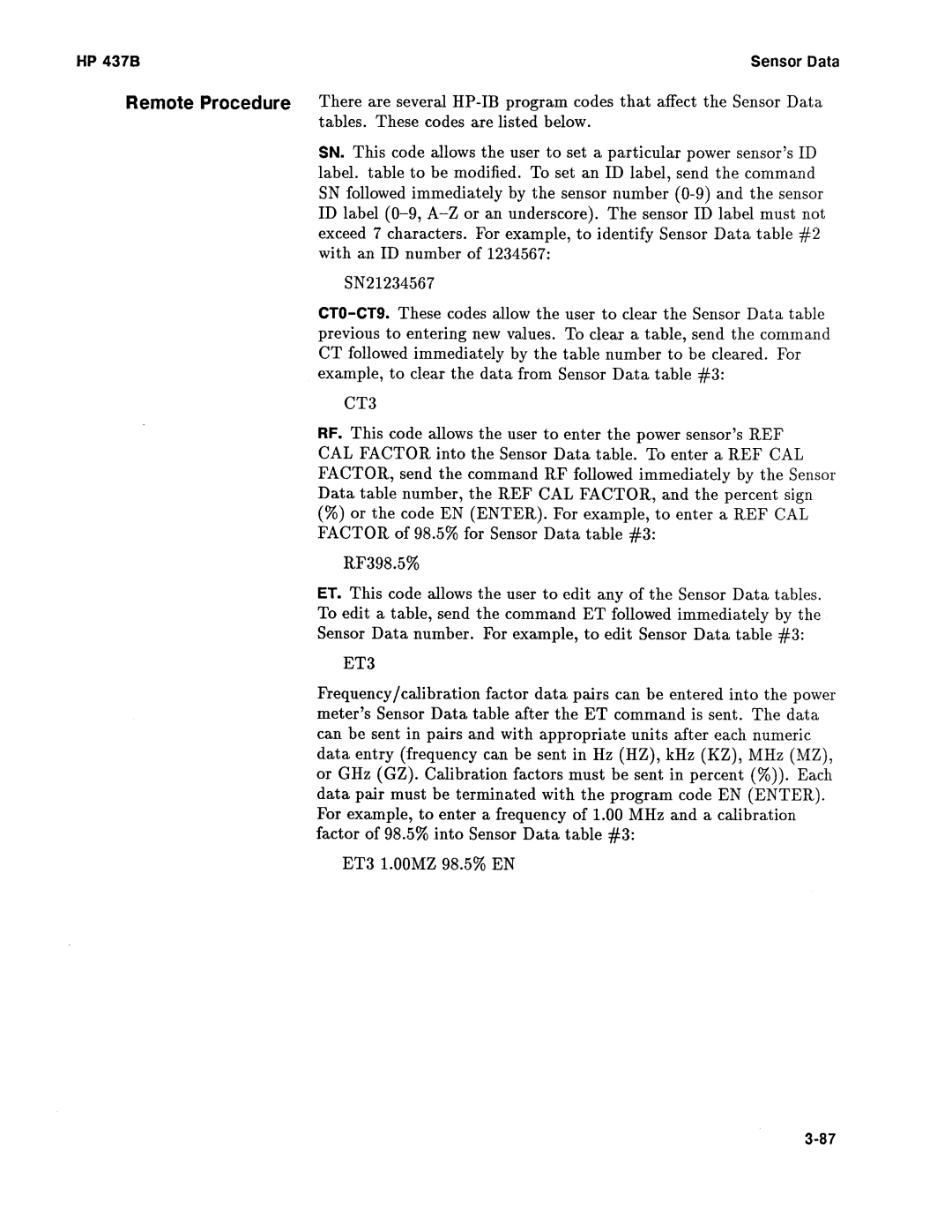 Agilent Technologies 437B manual 