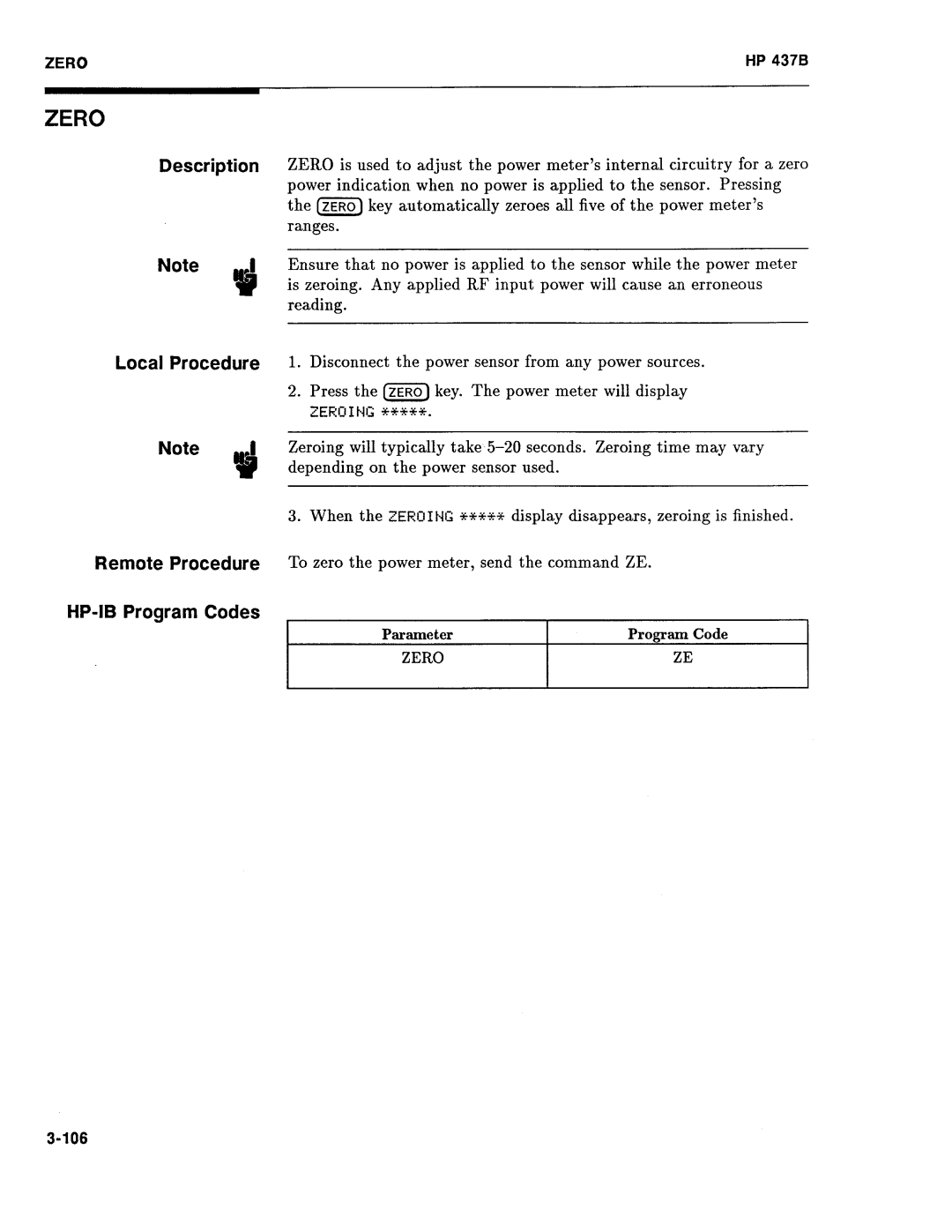 Agilent Technologies 437B manual 