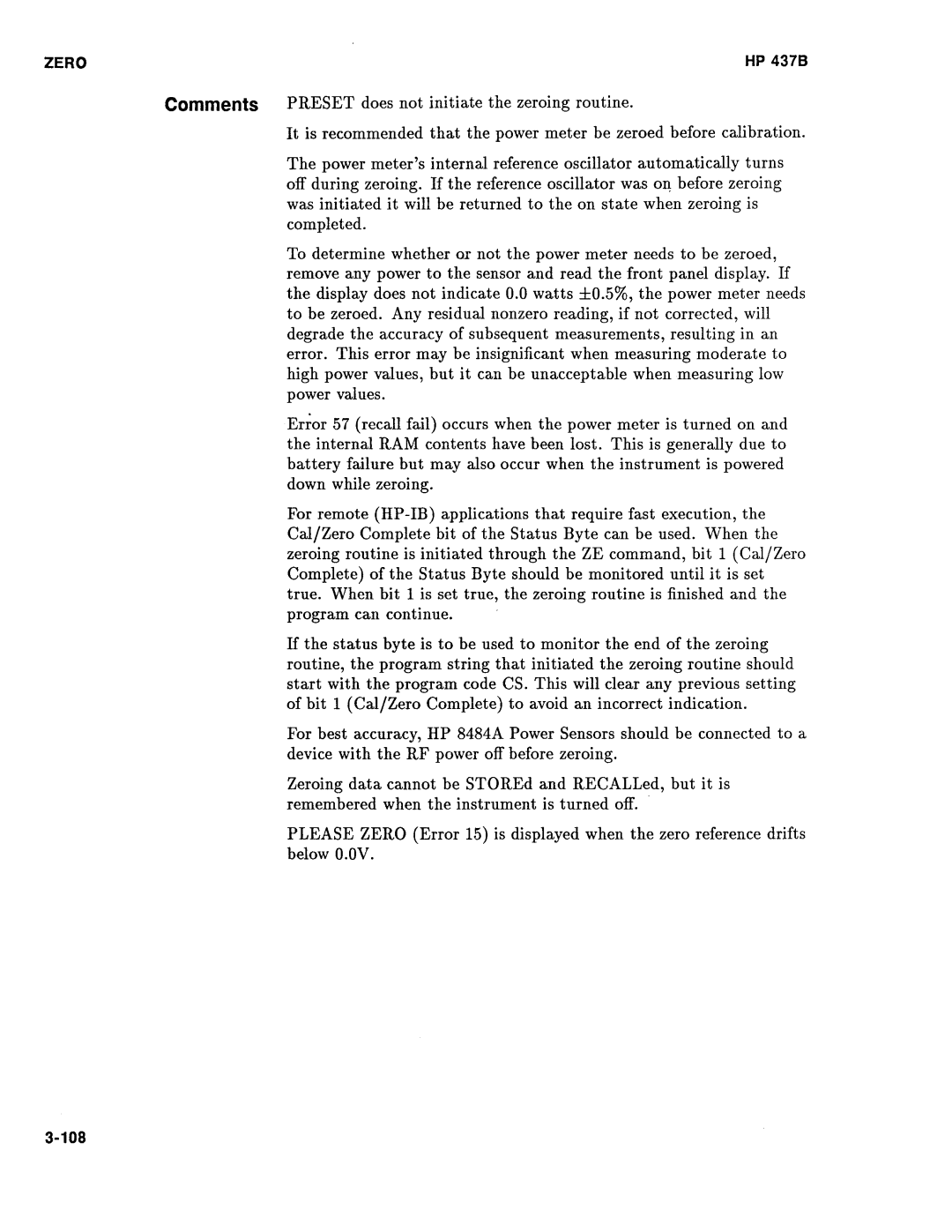 Agilent Technologies 437B manual 