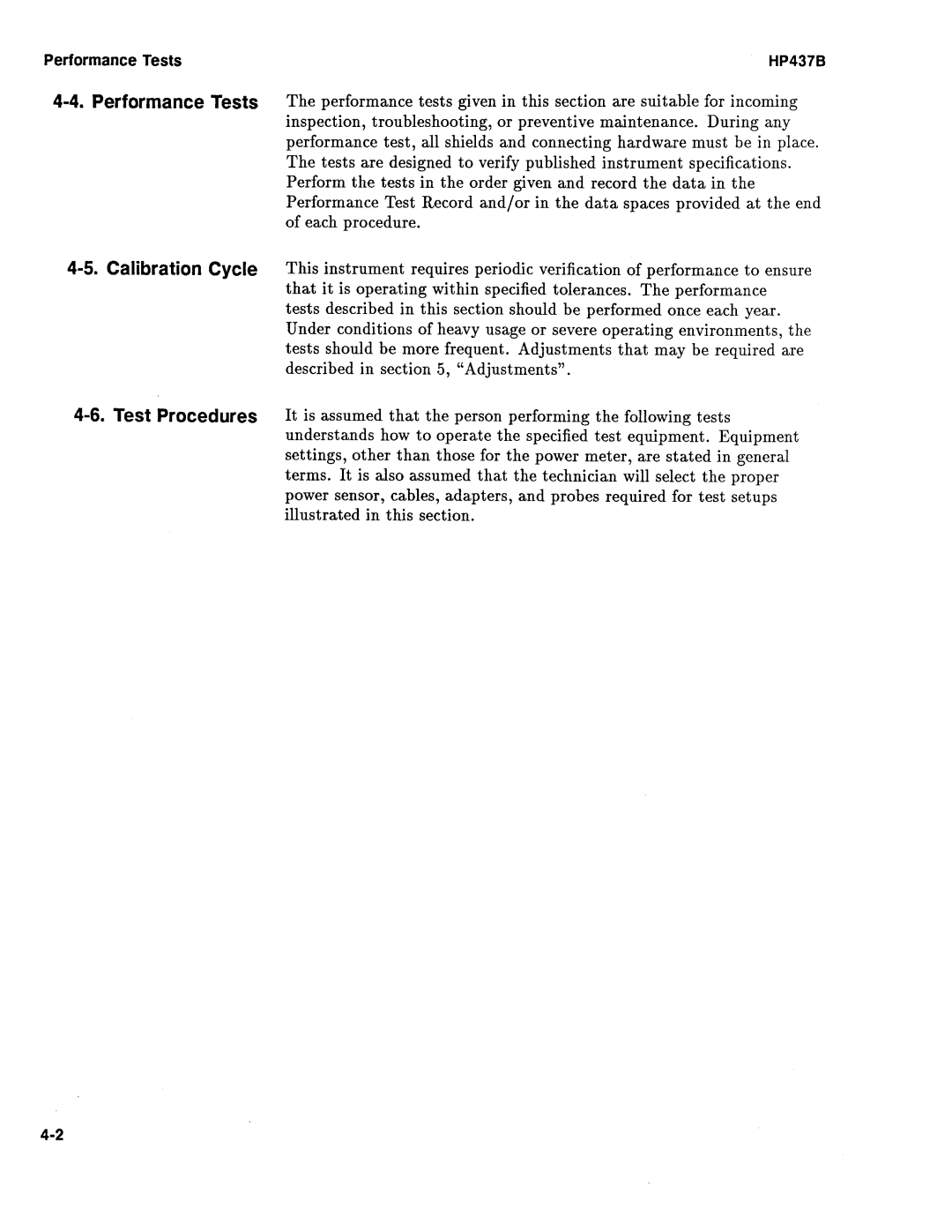Agilent Technologies 437B manual 