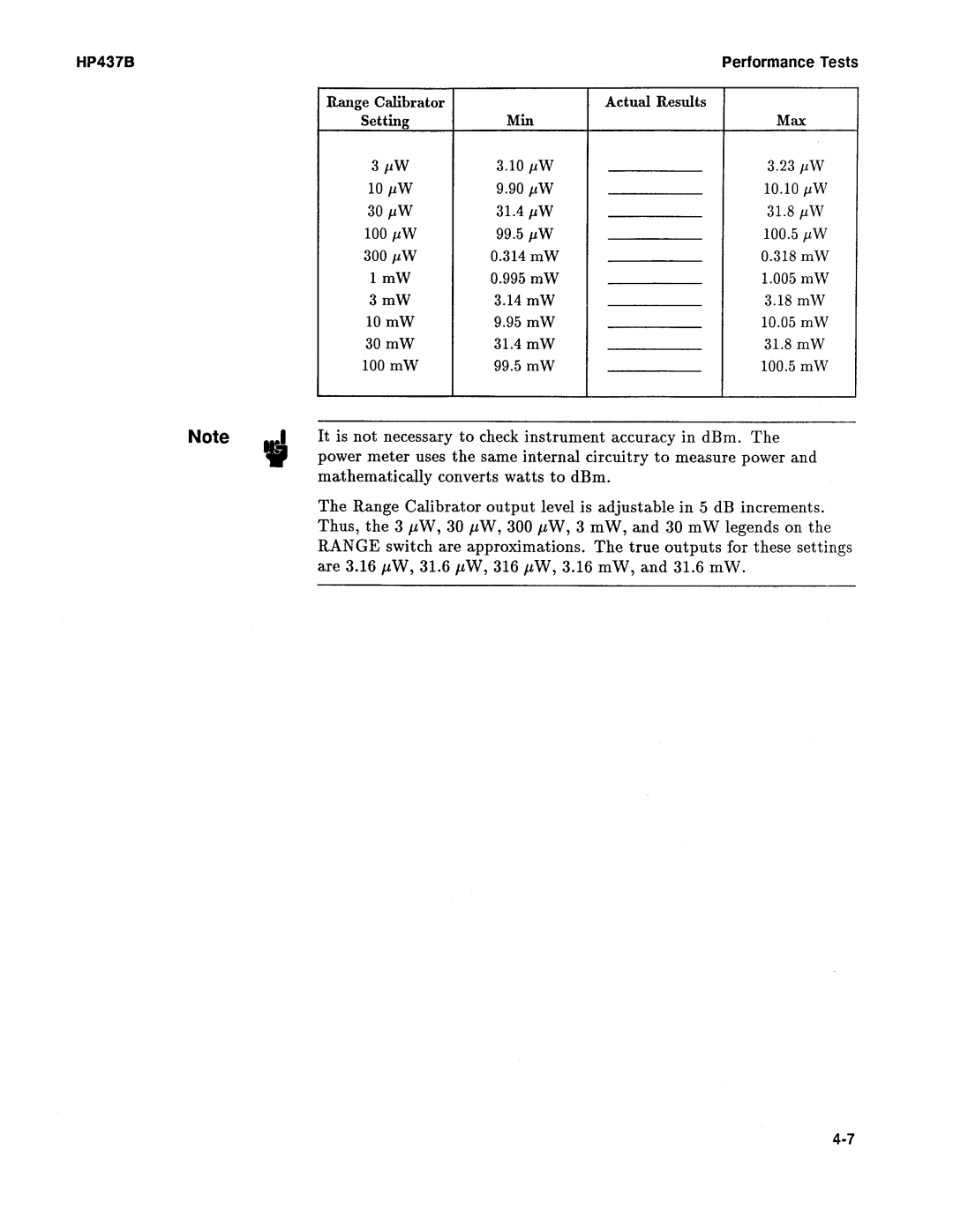 Agilent Technologies 437B manual 