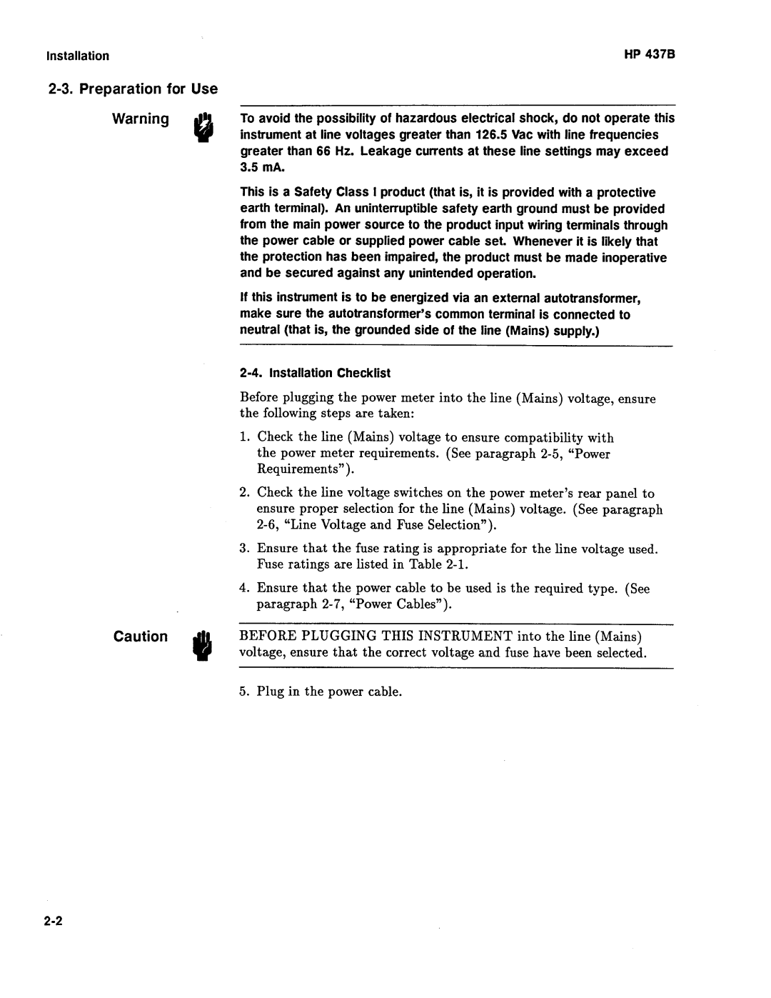 Agilent Technologies 437B manual 