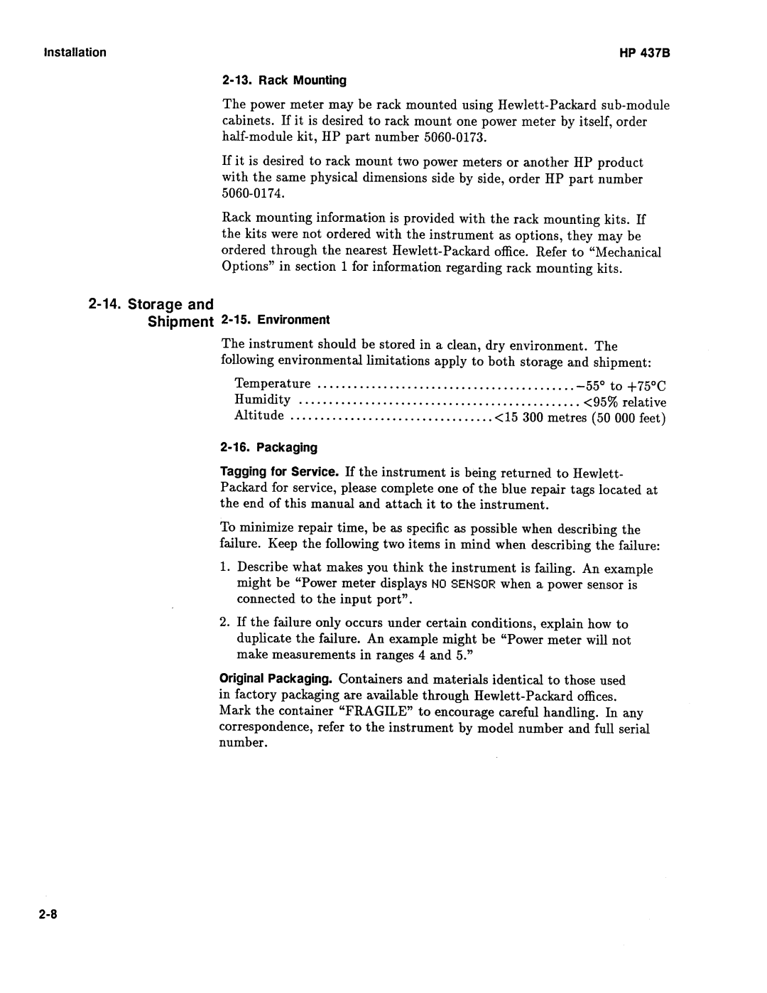 Agilent Technologies 437B manual 