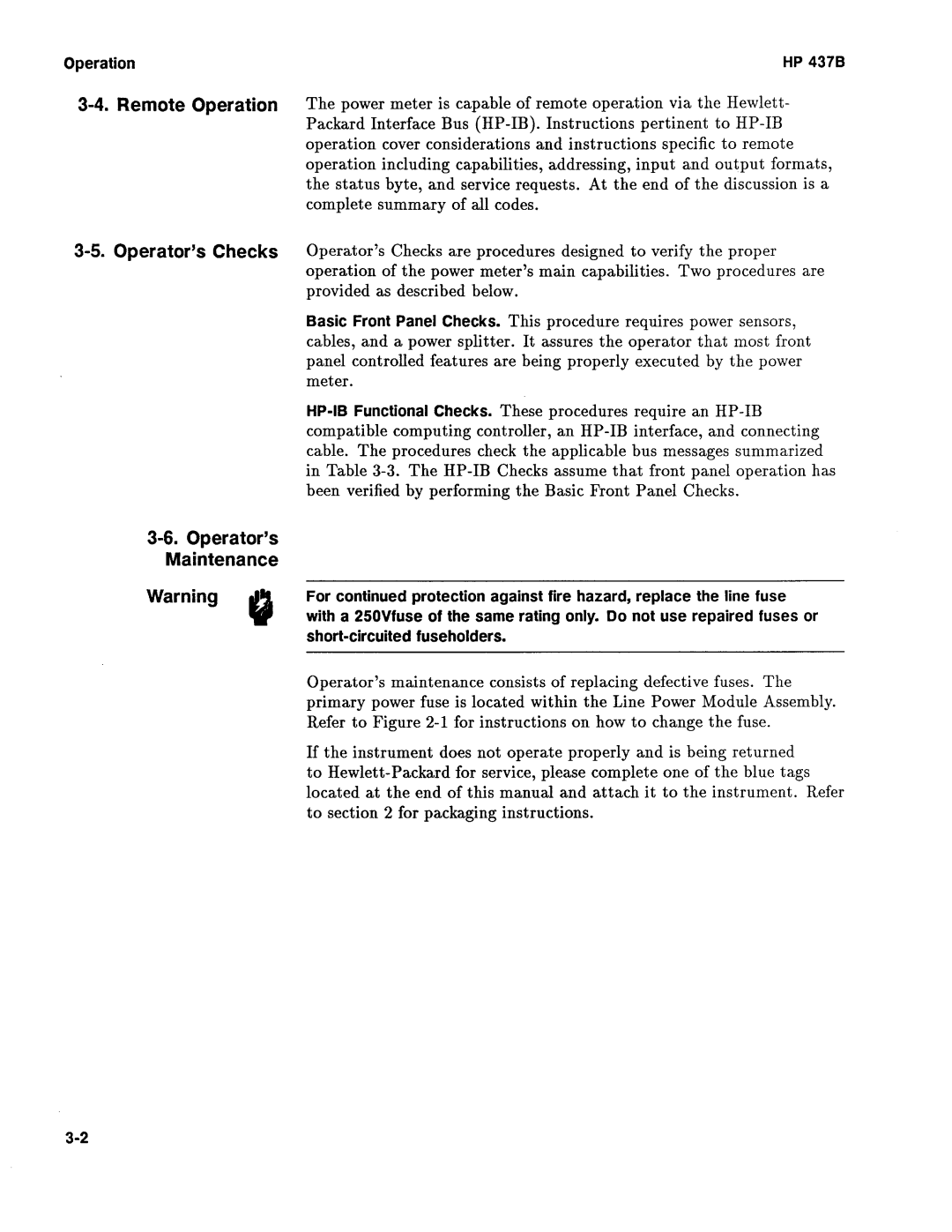 Agilent Technologies 437B manual 