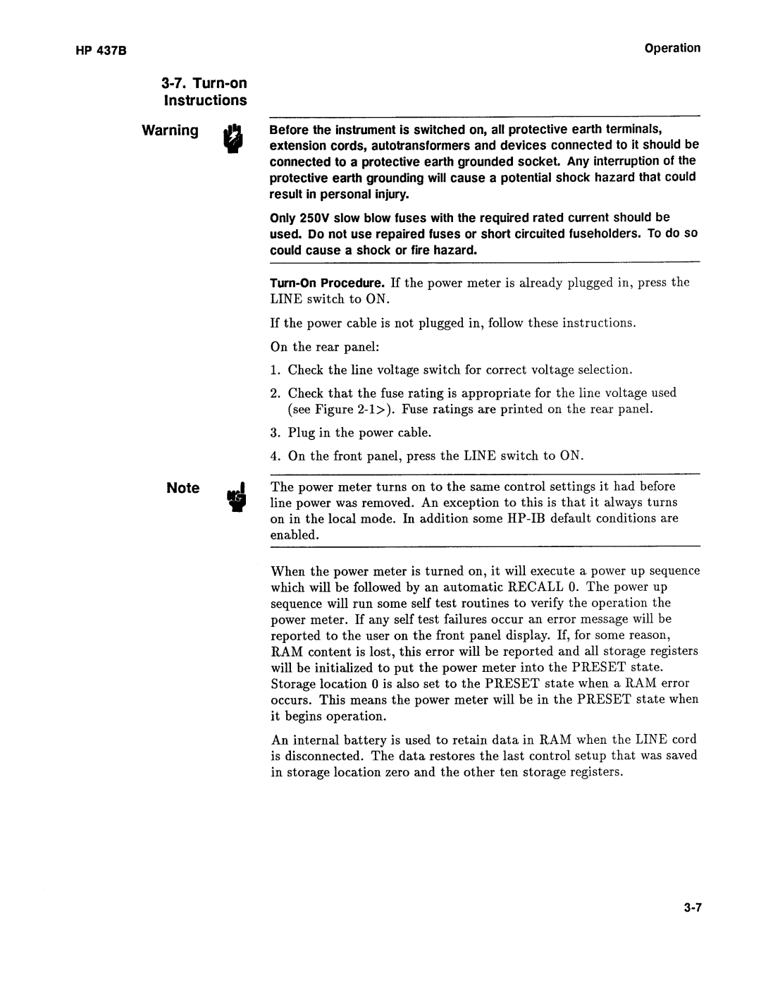 Agilent Technologies 437B manual 