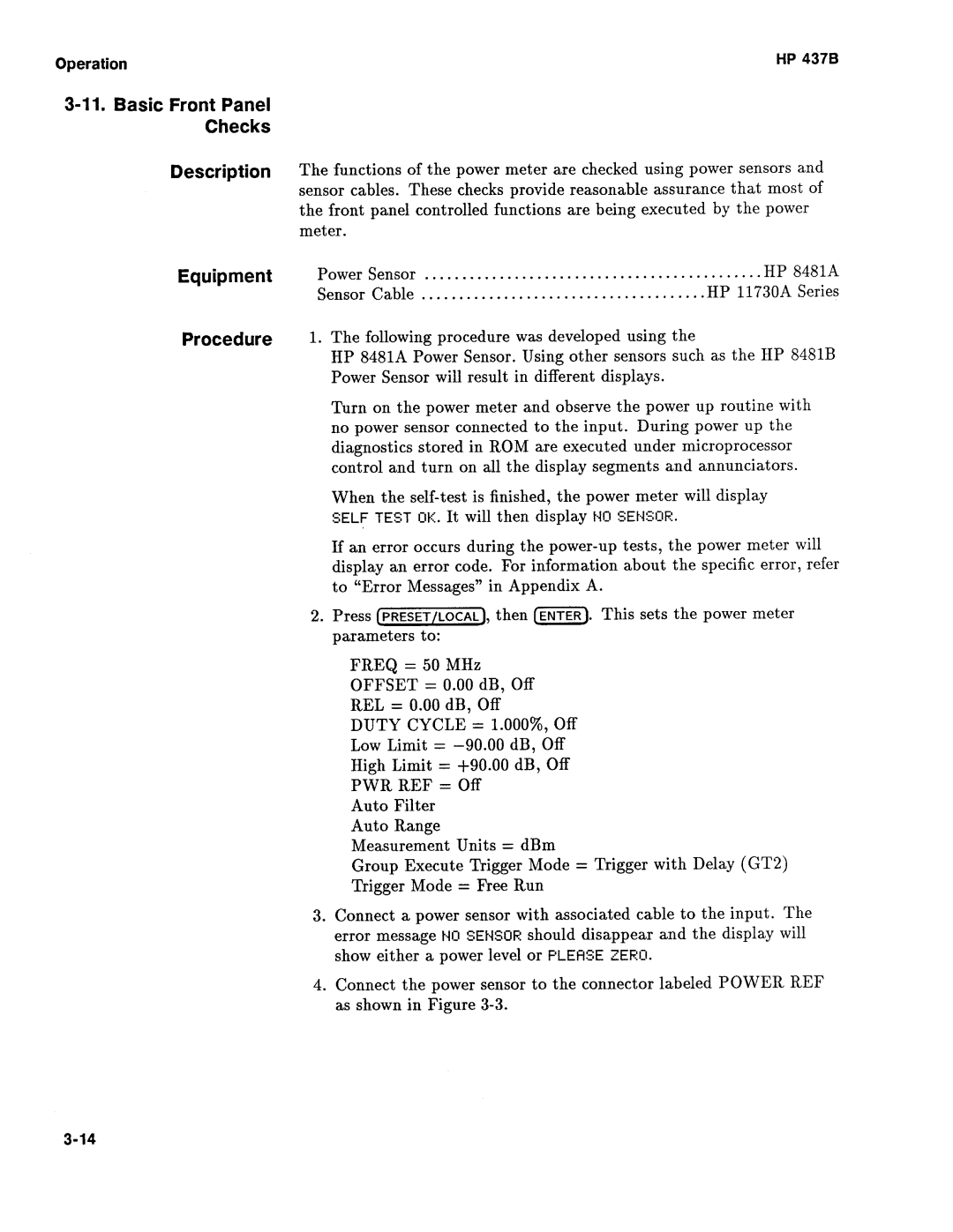 Agilent Technologies 437B manual 