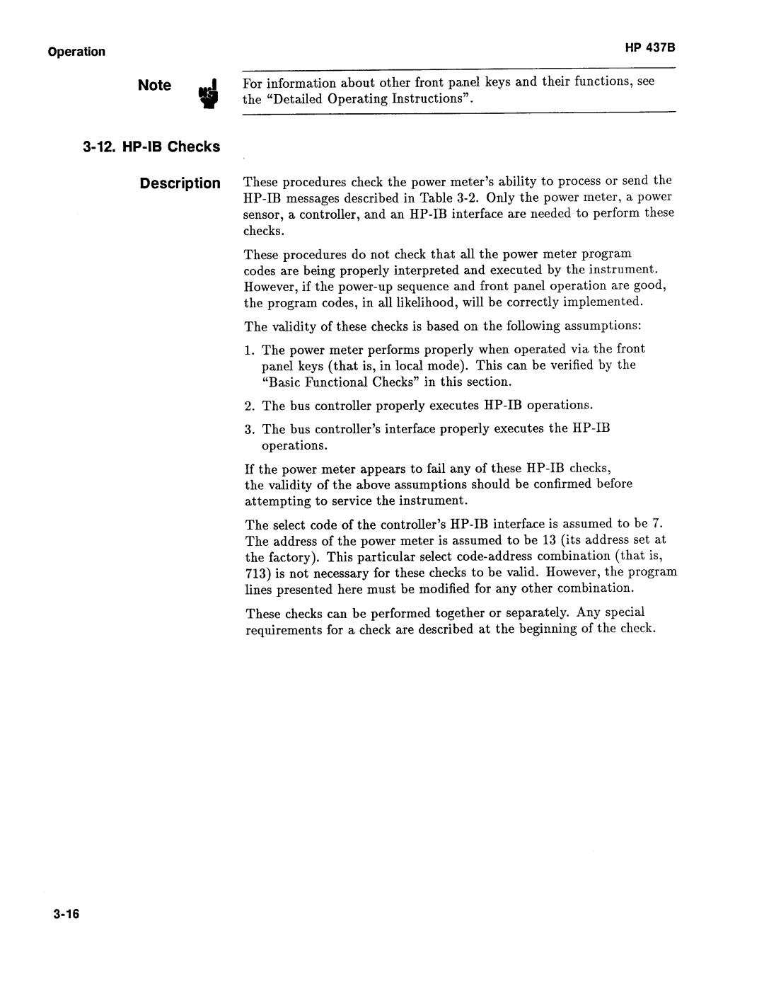 Agilent Technologies 437B manual 