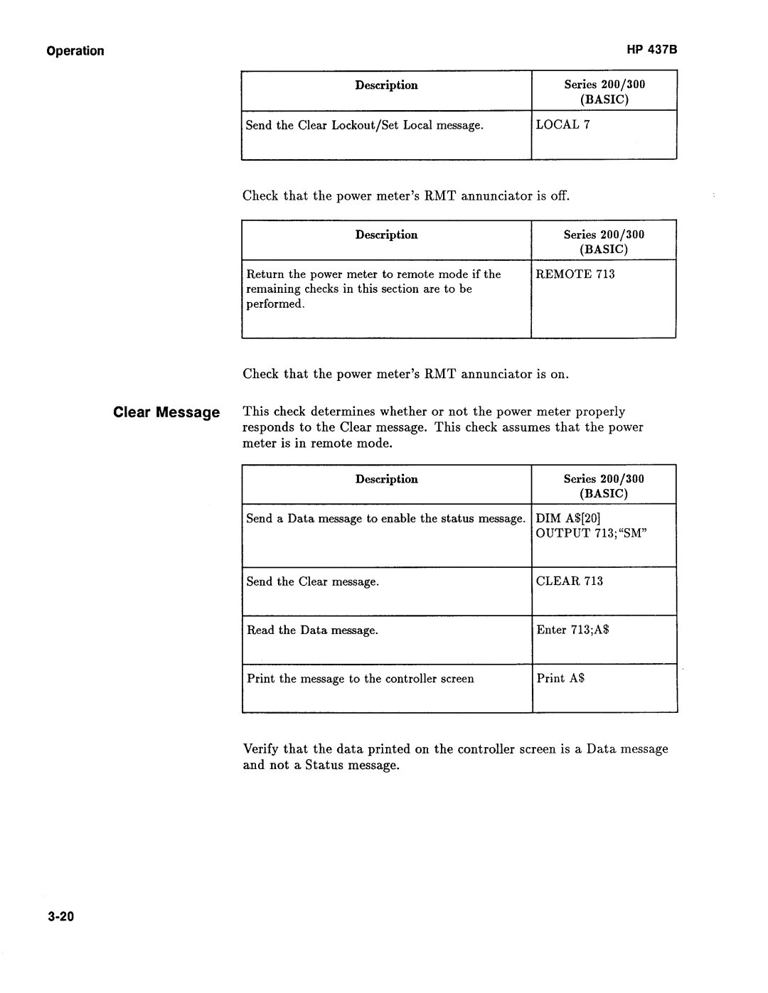 Agilent Technologies 437B manual 