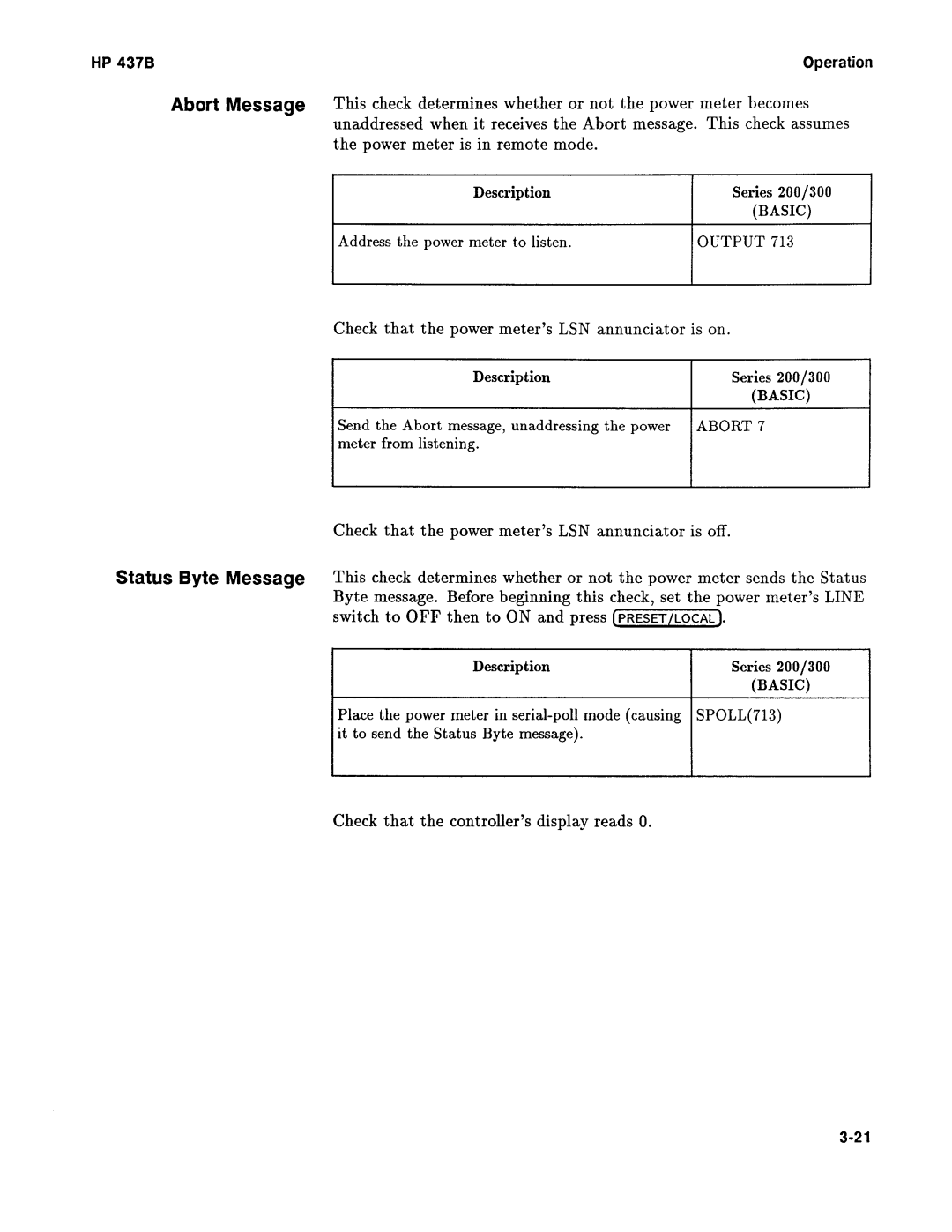 Agilent Technologies 437B manual 