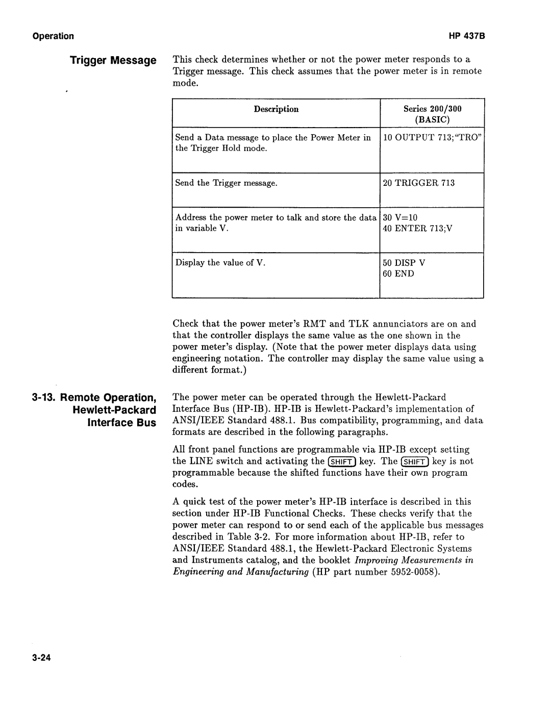 Agilent Technologies 437B manual 