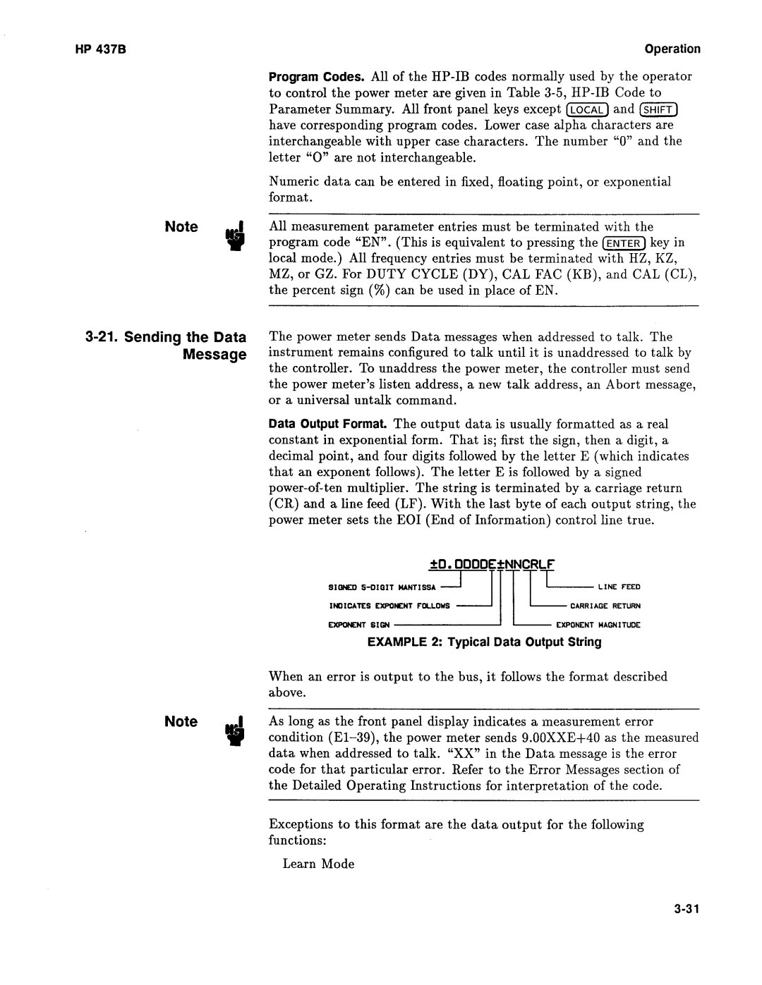 Agilent Technologies 437B manual 