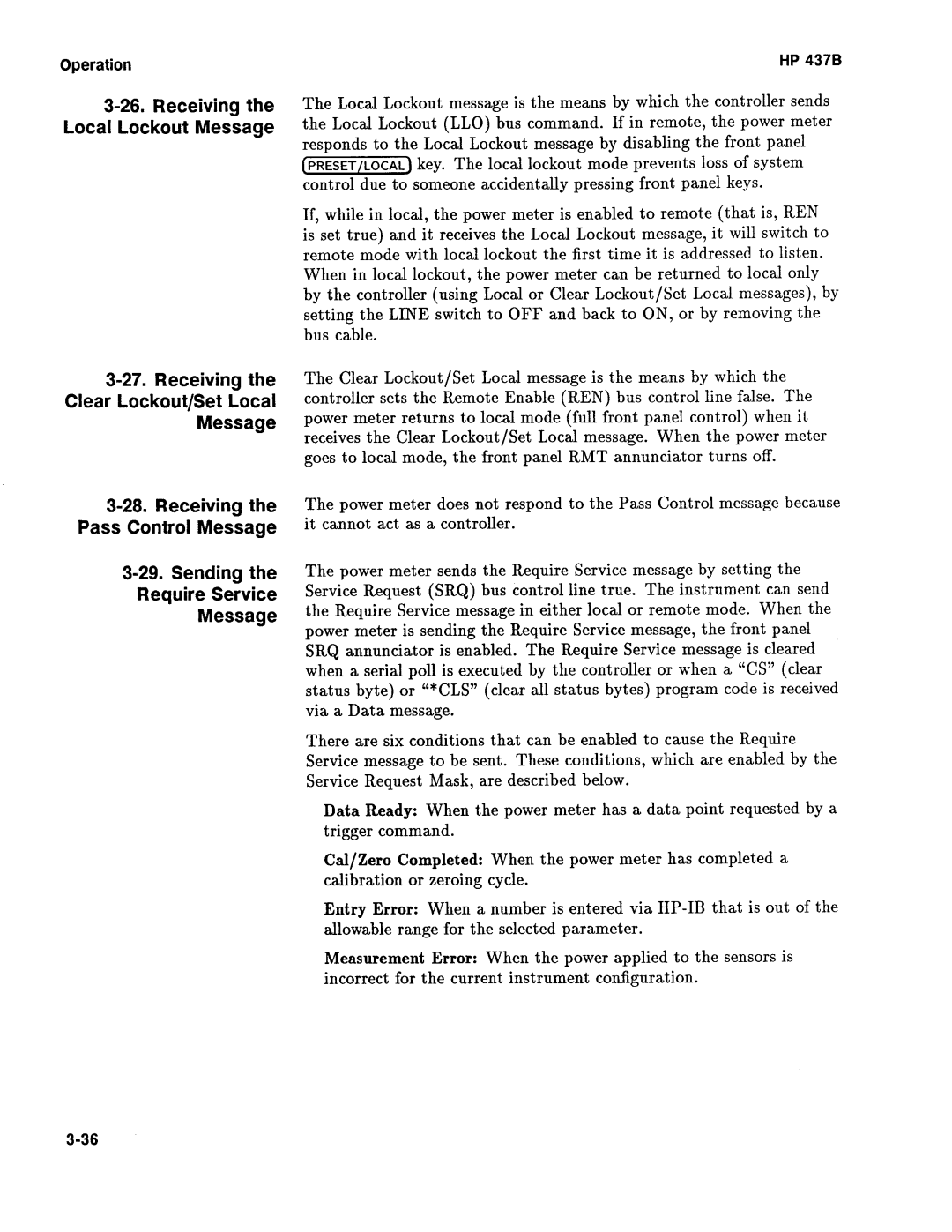 Agilent Technologies 437B manual 