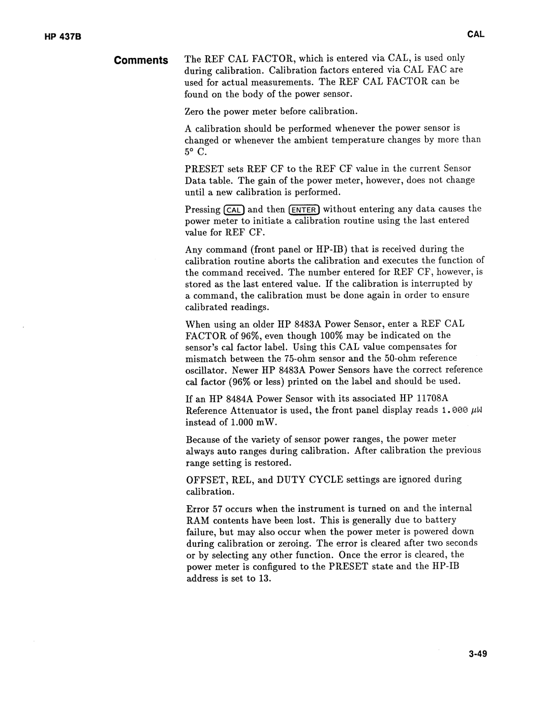 Agilent Technologies 437B manual 