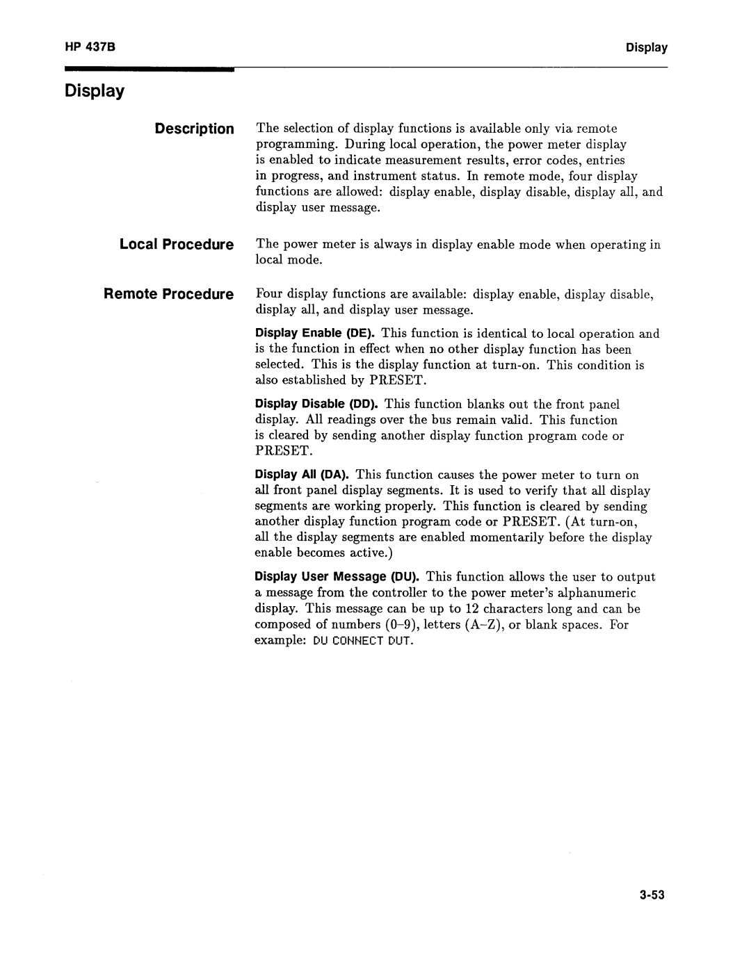 Agilent Technologies 437B manual 