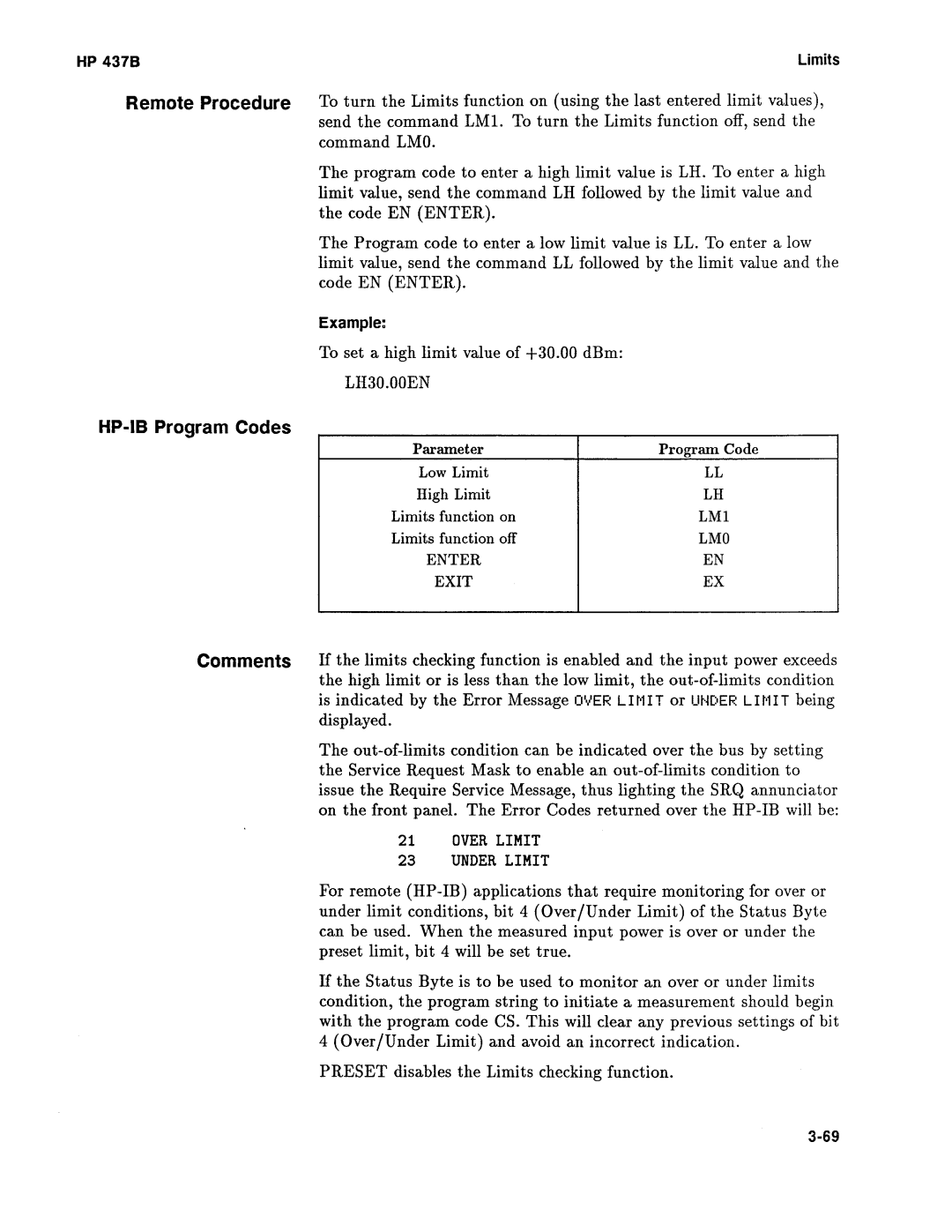 Agilent Technologies 437B manual 