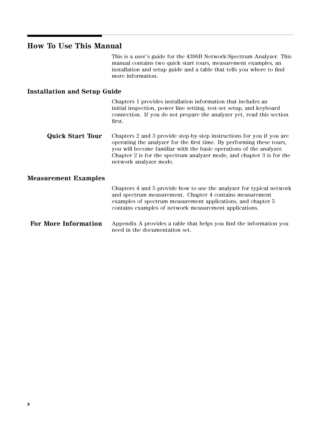 Agilent Technologies 4396B manual 