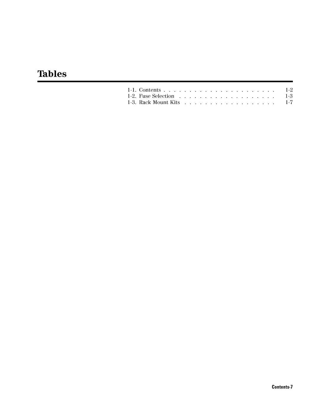 Agilent Technologies 4396B manual Tables 