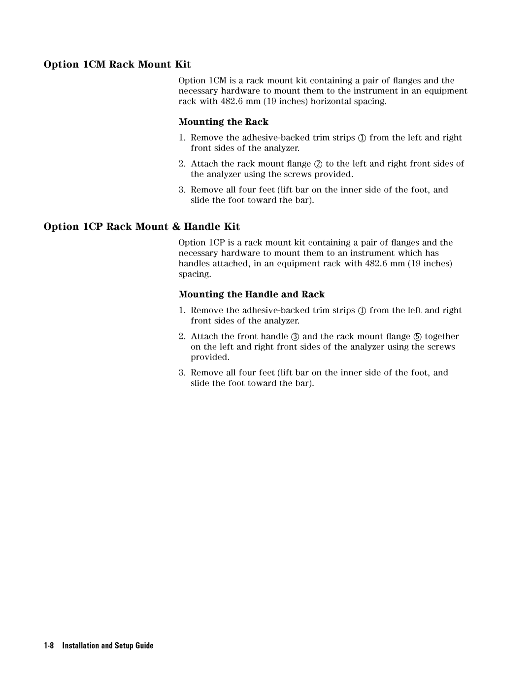 Agilent Technologies 4396B manual 8InstallationandSetupGuide 