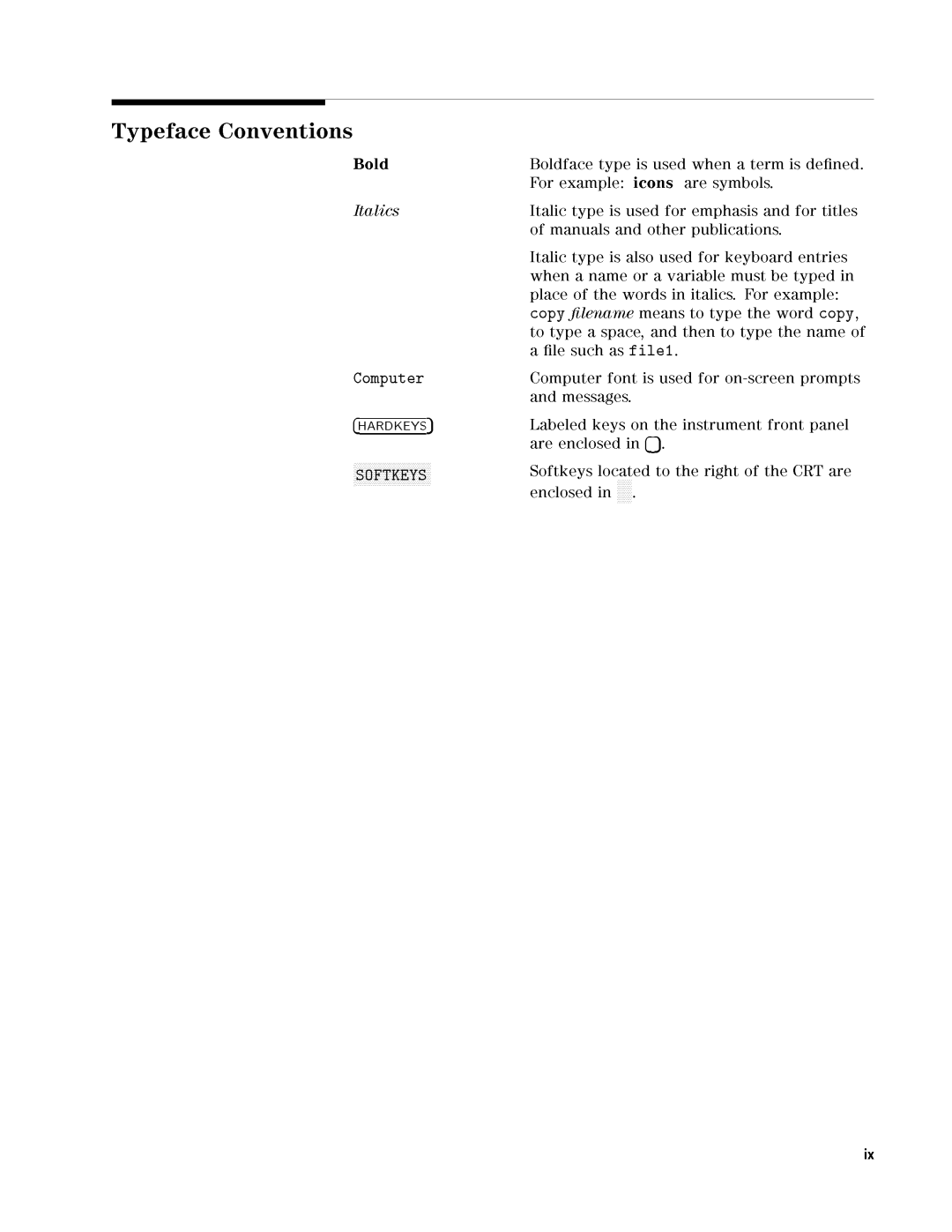 Agilent Technologies 4396B manual Italics 