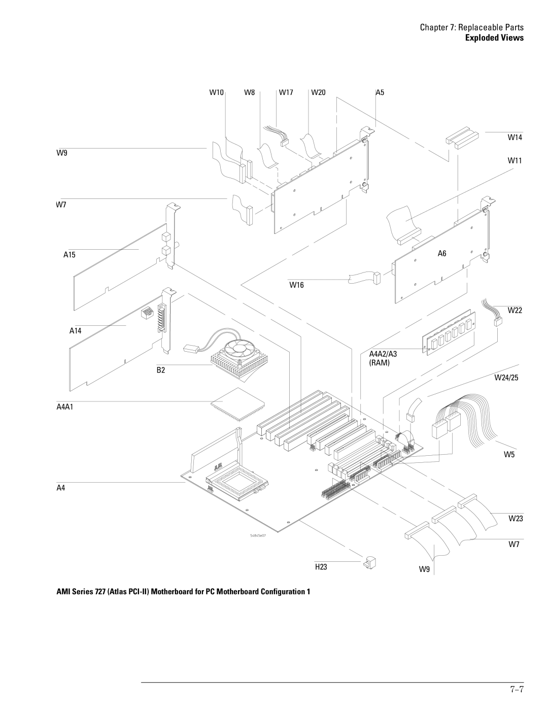 Agilent Technologies 46A, 45A, 54835A manual Exploded Views 