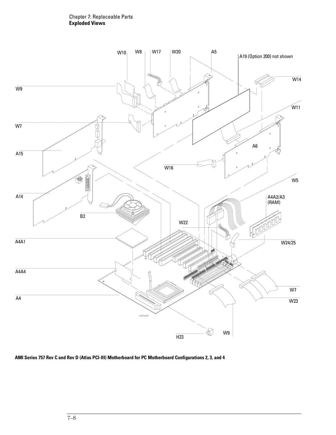 Agilent Technologies 54835A, 45A, 46A manual A4A1W24/25 A4A4 