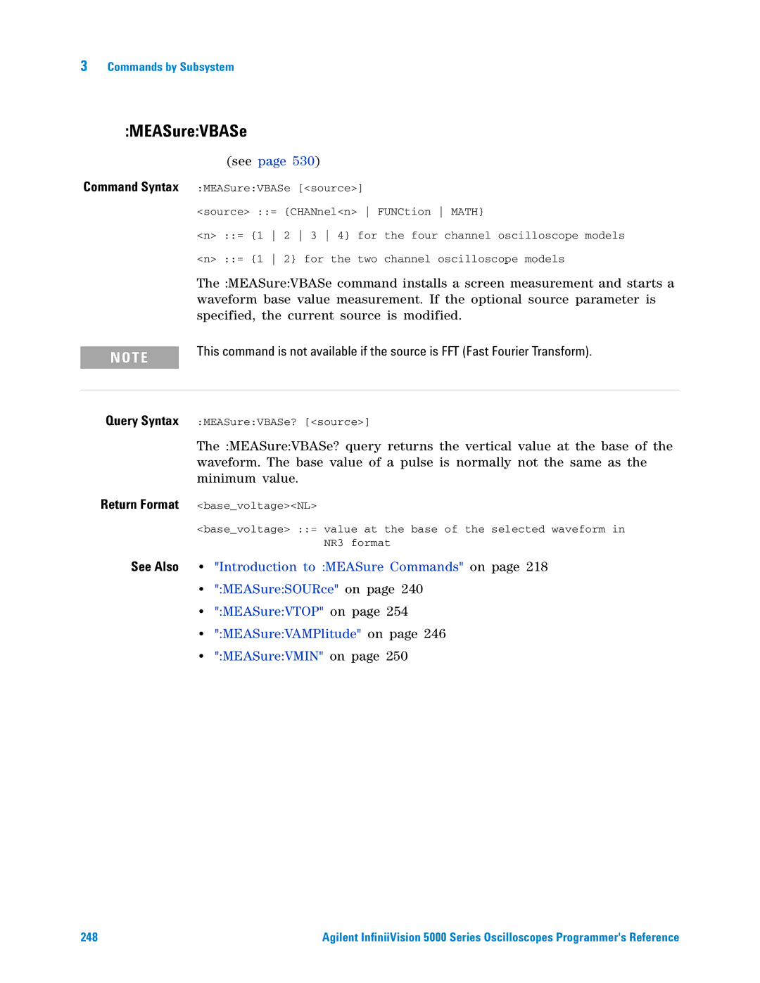 Agilent Technologies 5000 Series manual MEASureVBASe 