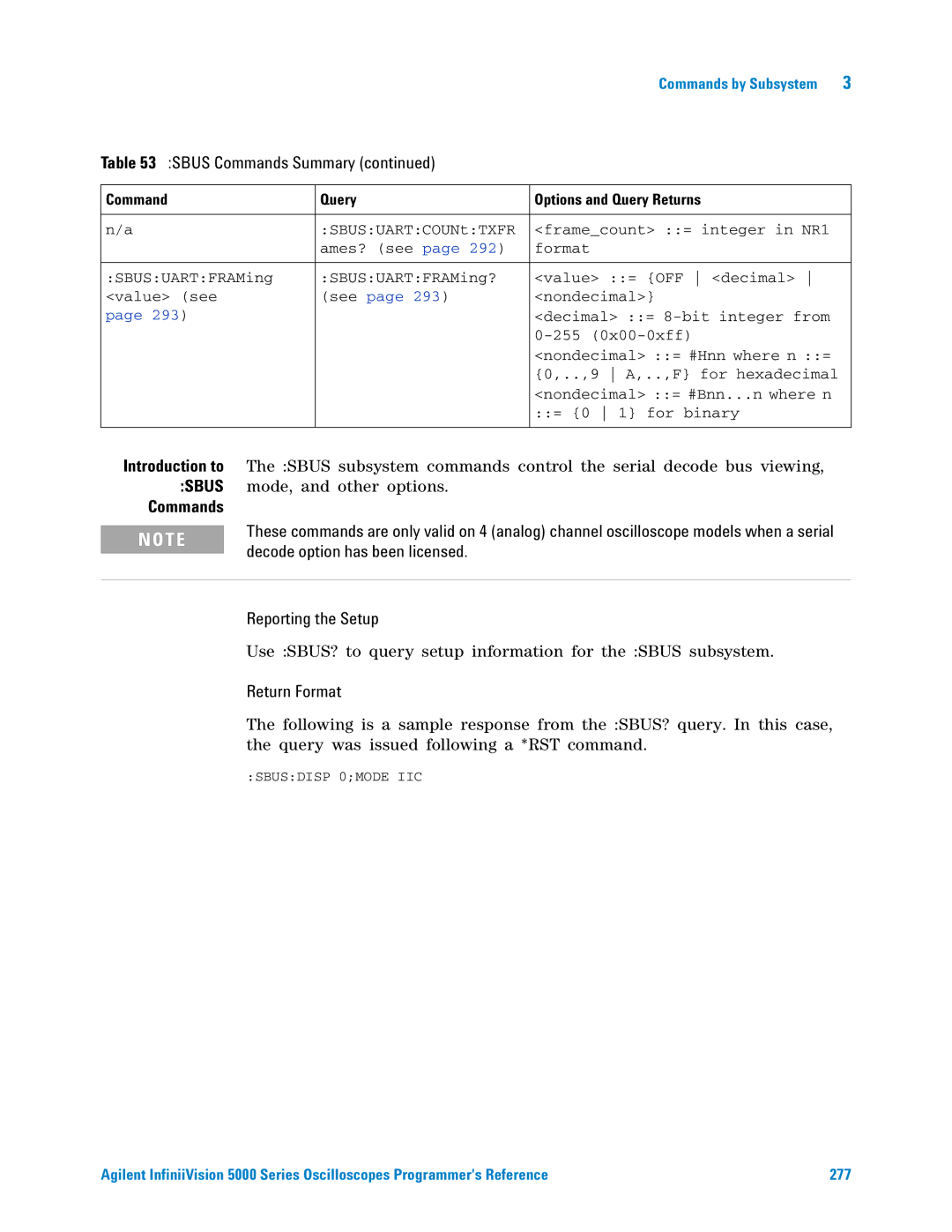 Agilent Technologies 5000 Series manual Introduction to, Decode option has been licensed 