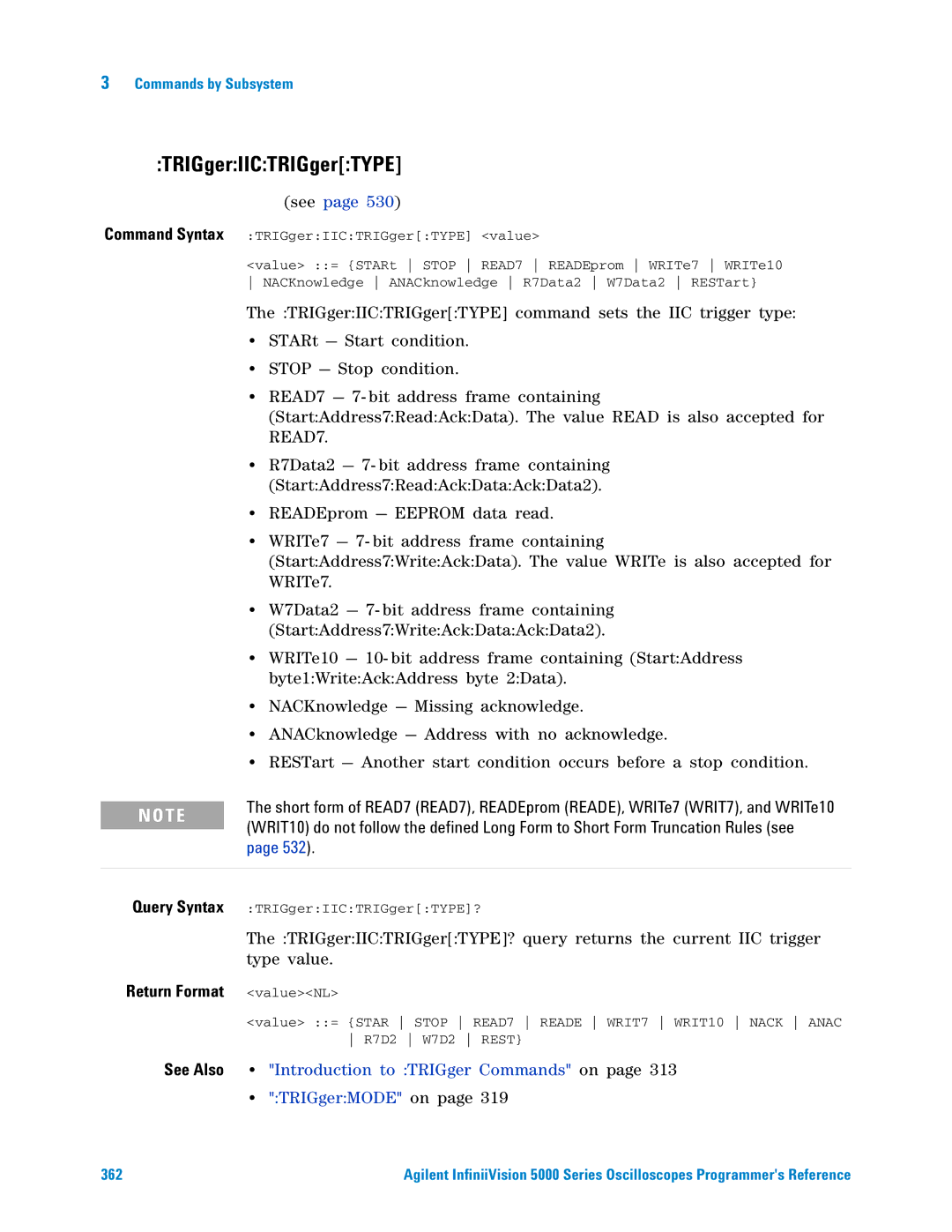 Agilent Technologies 5000 Series manual TRIGgerIICTRIGgerTYPE, Query Syntax 