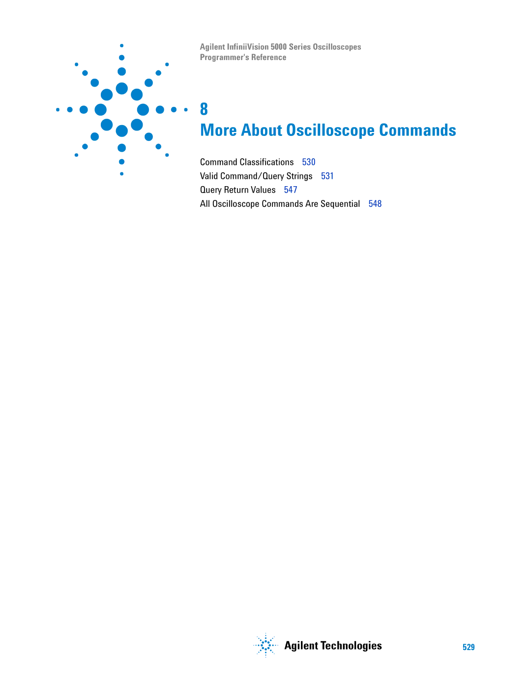 Agilent Technologies 5000 Series manual More About Oscilloscope Commands 