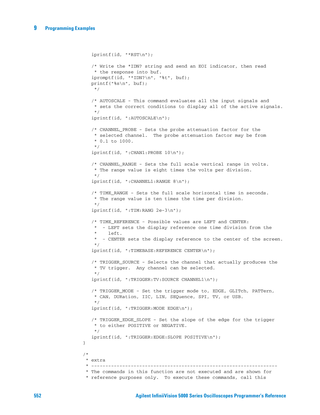 Agilent Technologies 5000 Series manual 552 