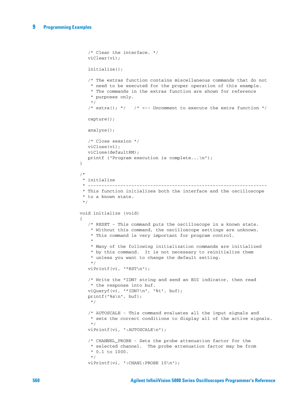 Agilent Technologies 5000 Series manual 560 