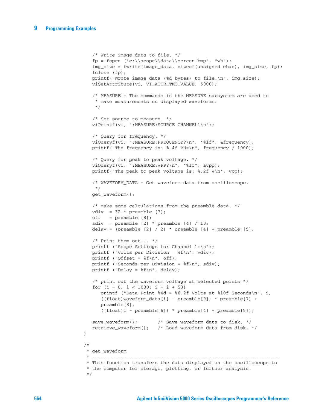 Agilent Technologies 5000 Series manual 564 