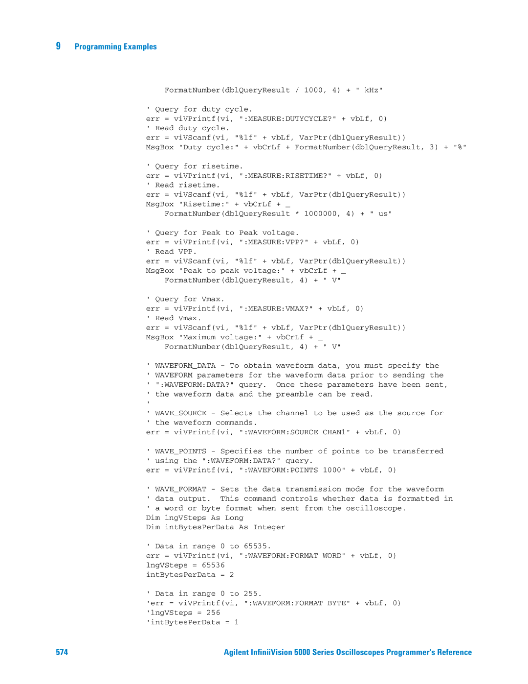 Agilent Technologies 5000 Series manual 574 