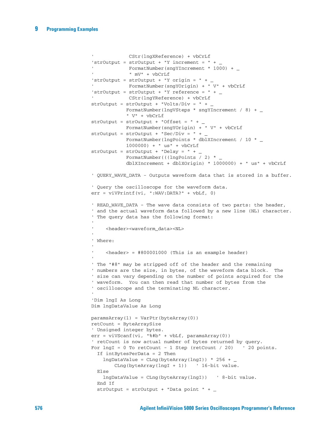 Agilent Technologies 5000 Series manual 576 