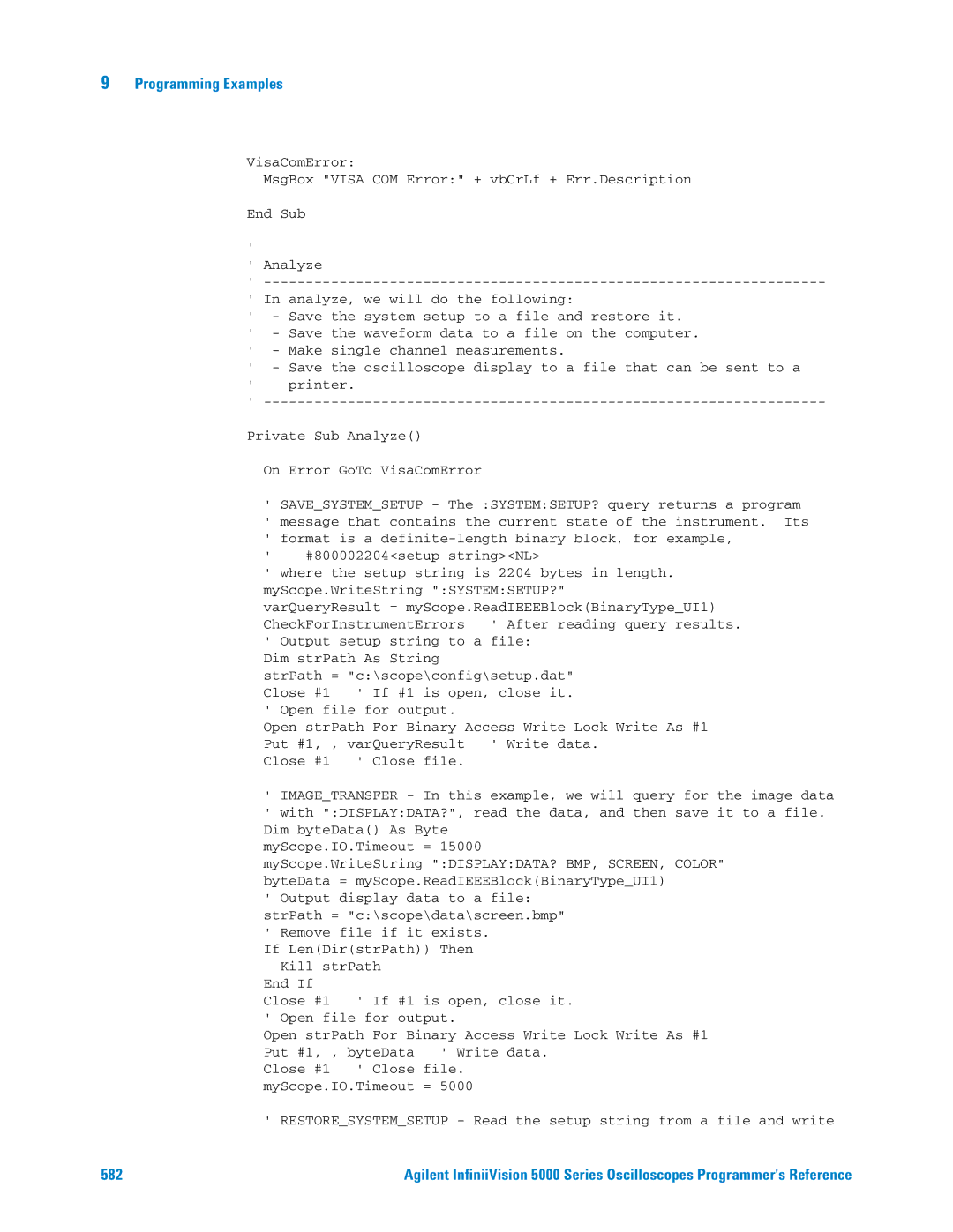 Agilent Technologies 5000 Series manual 582 